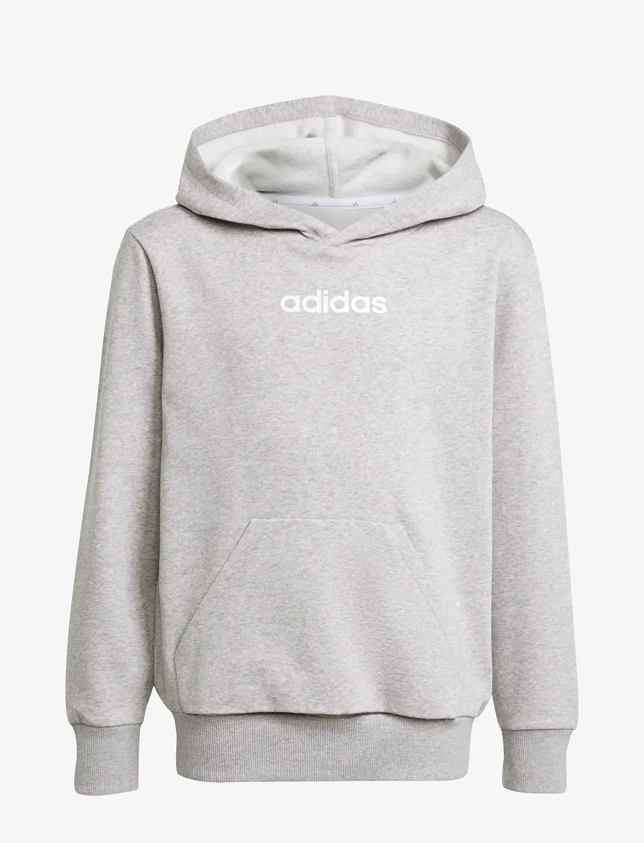 adidas Sportswear - J LIN FL HD - hættetrøjer - mgreyh/white - 1