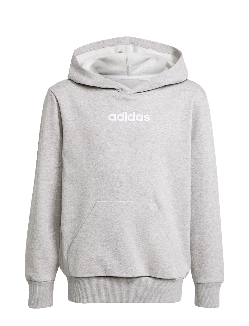 adidas Sportswear - J LIN FL HD - kapuzenpullover - mgreyh/white - 1