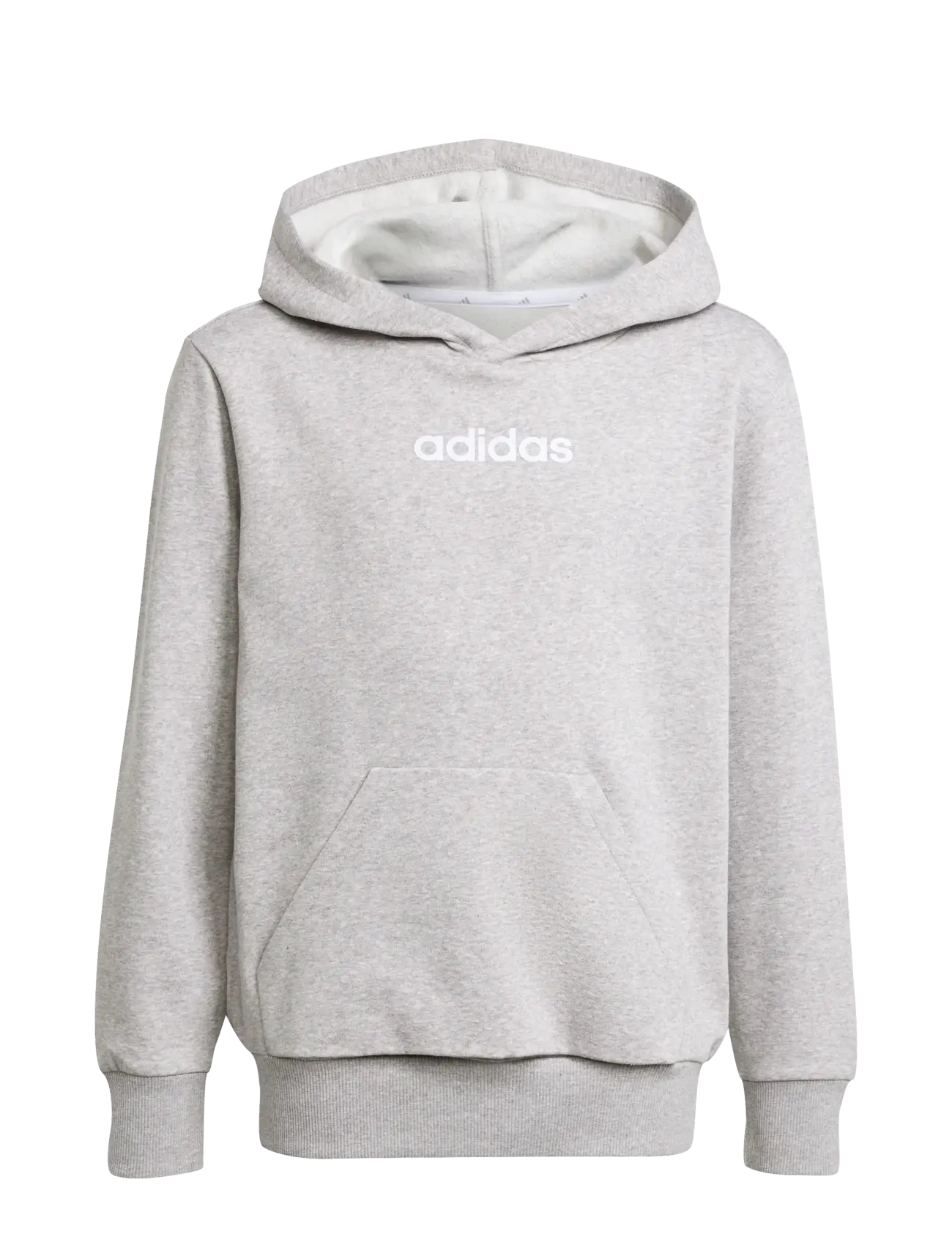 adidas Sportswear J LIN FL HD - Trening - MGREYH/WHITE / grey