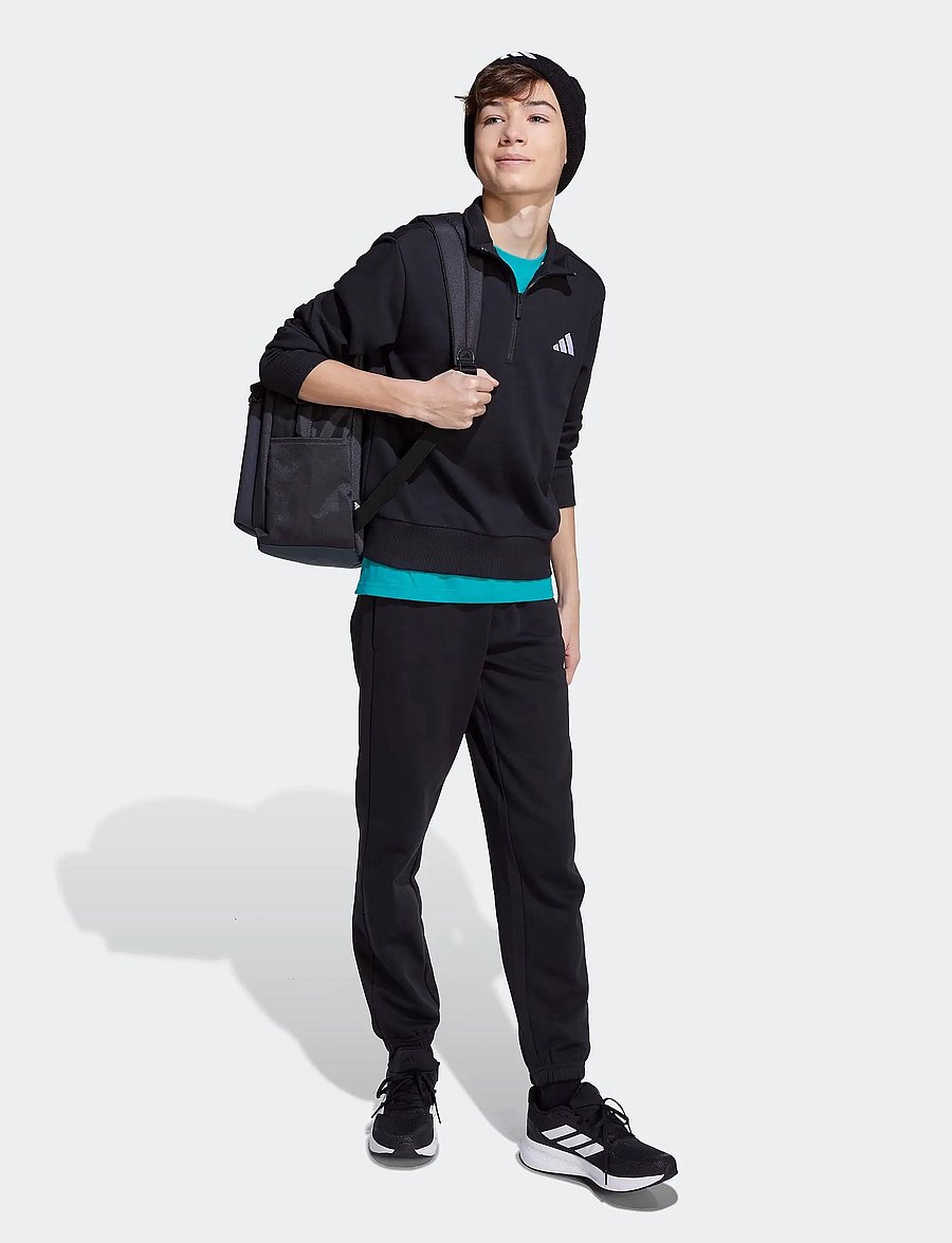 adidas Sportswear - J SL FT HZ 220 - sweatshirts - black/white - 0