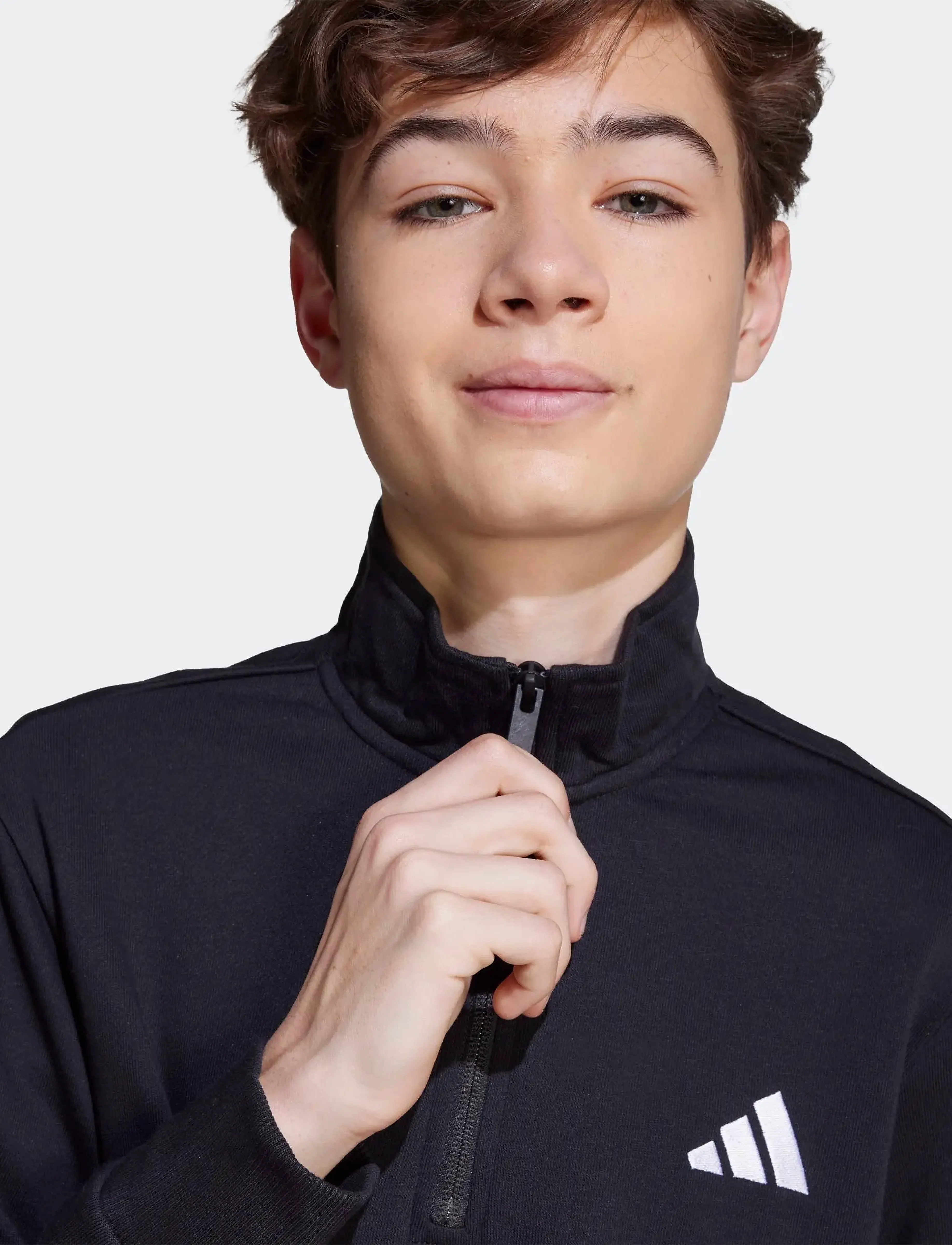adidas Sportswear - J SL FT HZ 220 - sweatshirts - black/white - 2