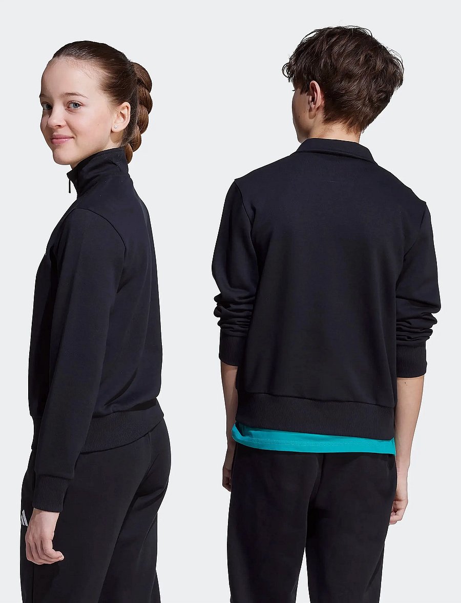 adidas Sportswear - J SL FT HZ 220 - sweatshirts - black/white - 5