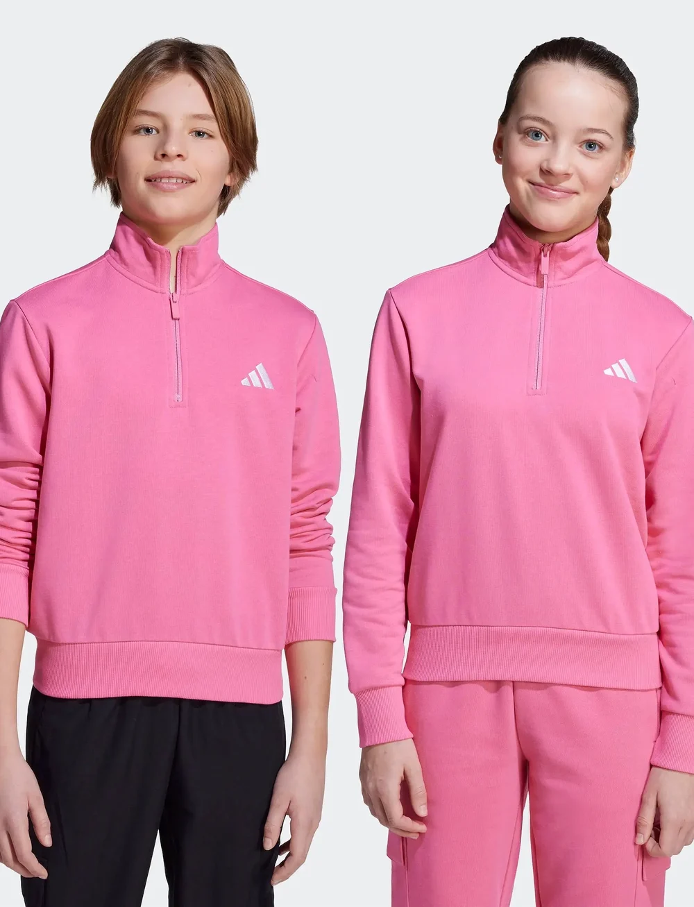 adidas Sportswear - J SL FT HZ 220 - sweatshirts - pnkfus/white - 2