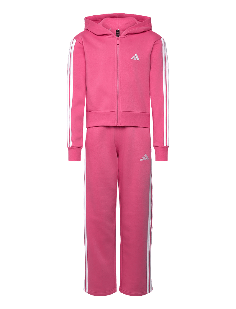 adidas Sportswear - JG 3S FL TS 240 - treeningriided ja 2-osalised komplektid - pnkfus/white - 1