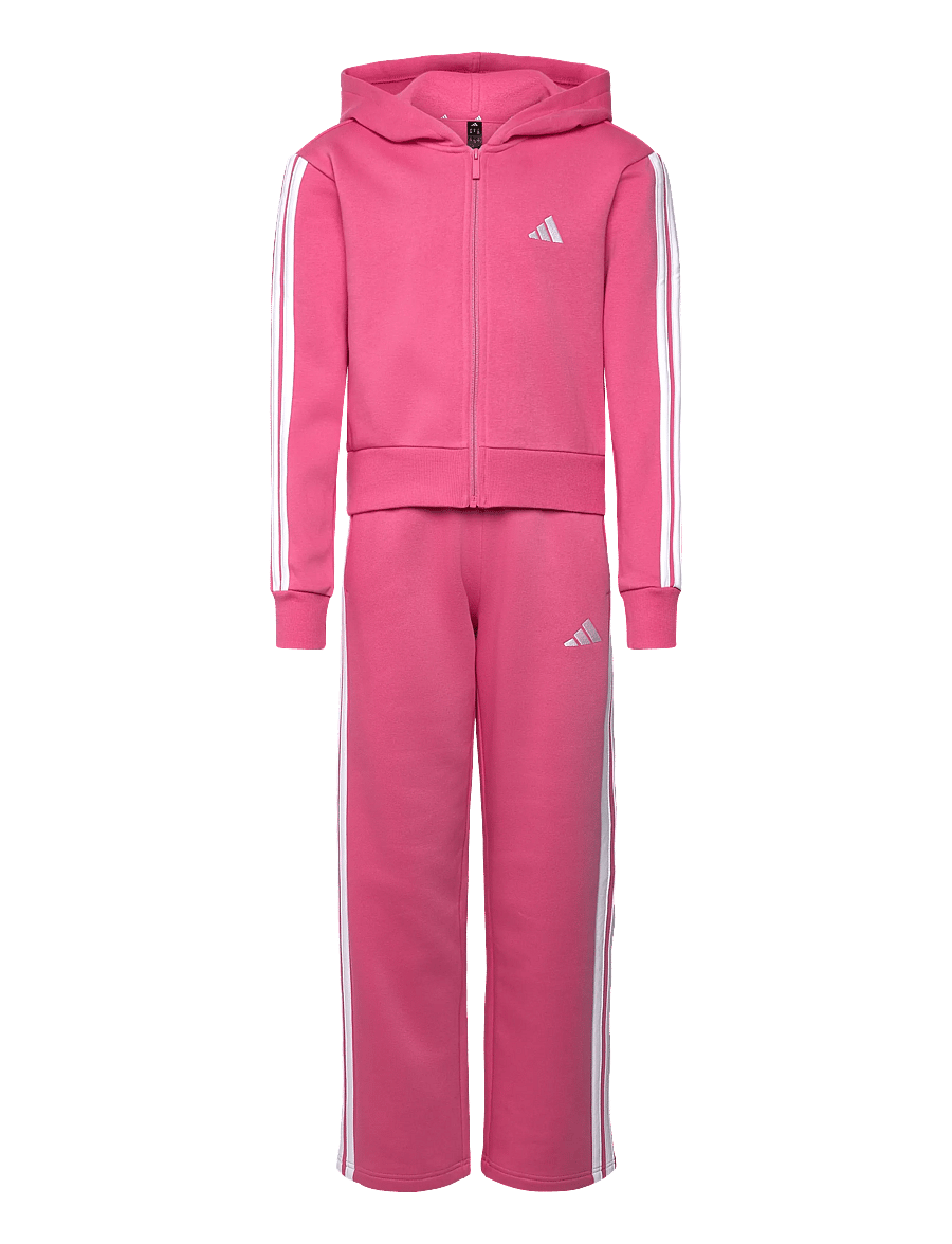 adidas Sportswear - JG 3S FL TS 240 - joggingsæt & matchende sæt - pnkfus/white - 1