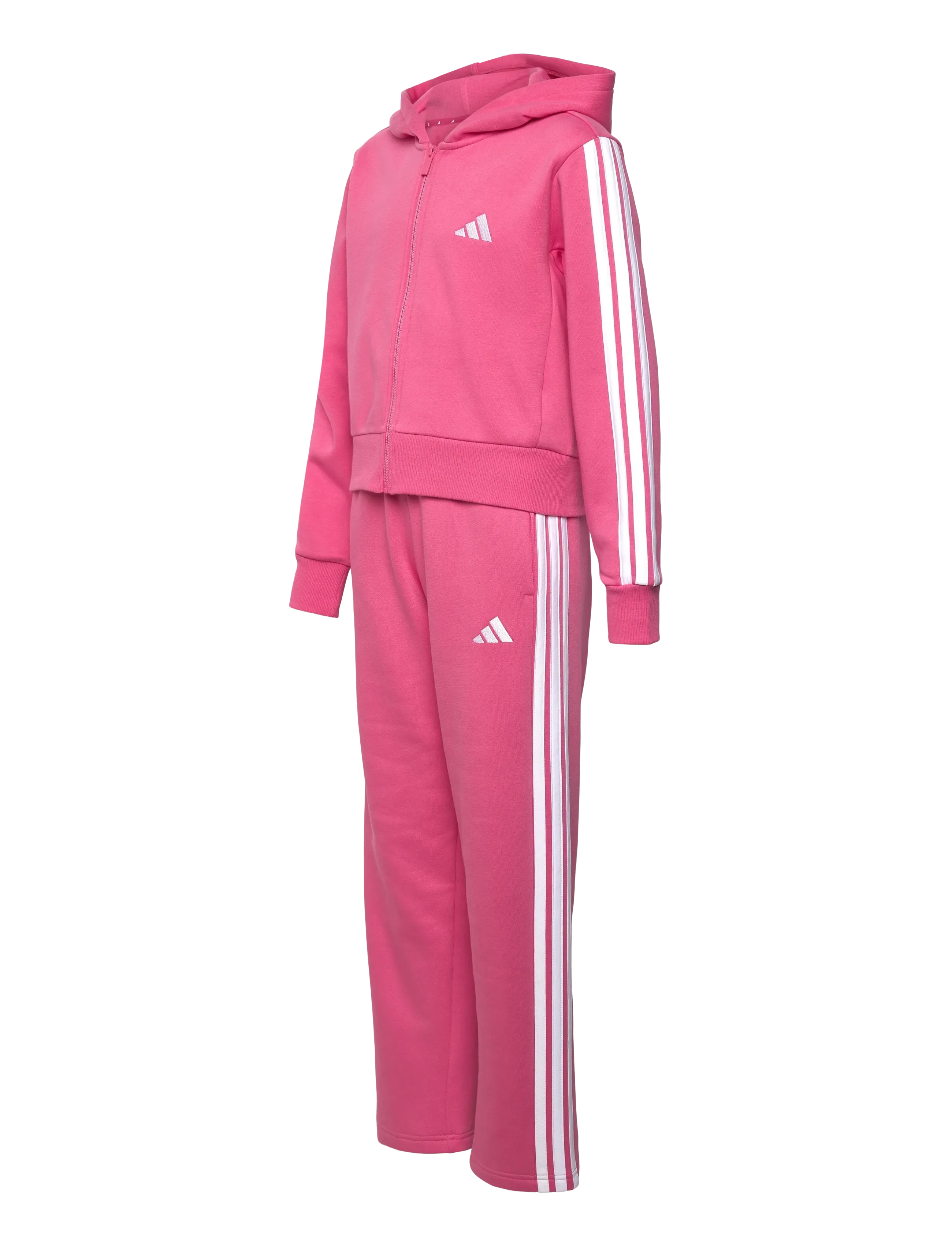 adidas Sportswear - JG 3S FL TS 240 - joggingsæt & matchende sæt - pnkfus/white - 3