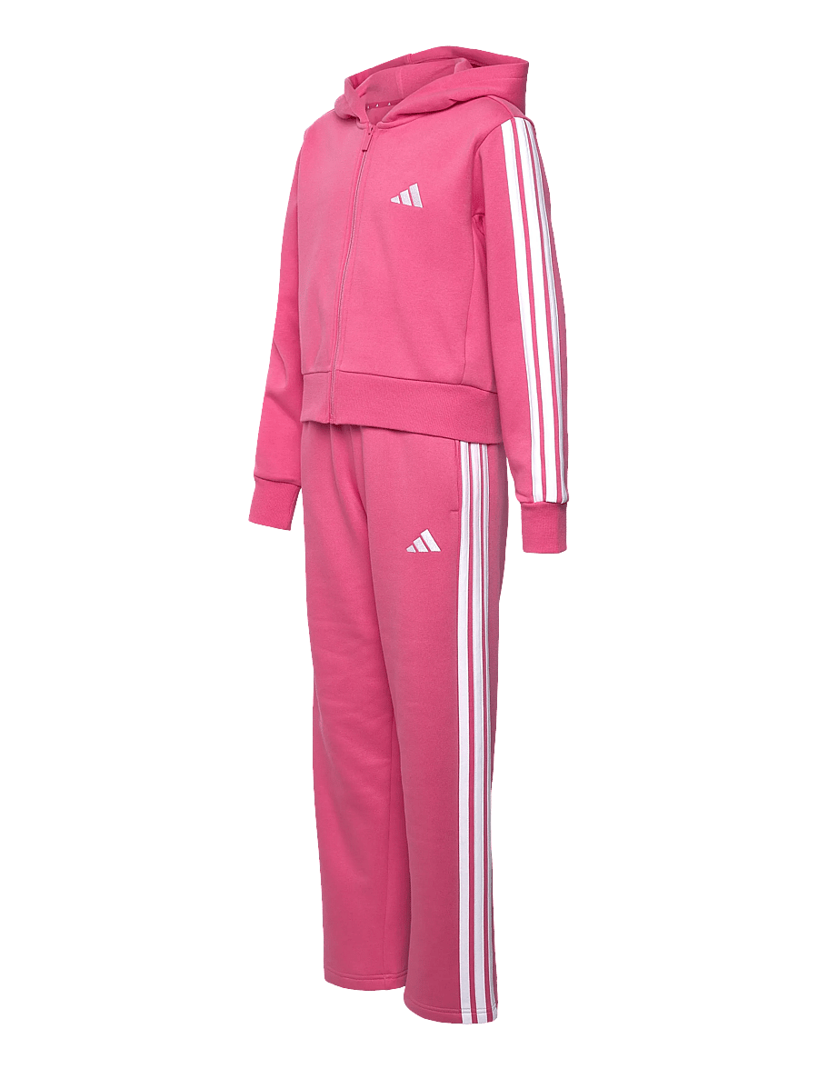 adidas Sportswear - JG 3S FL TS 240 - joggingsæt & matchende sæt - pnkfus/white - 3