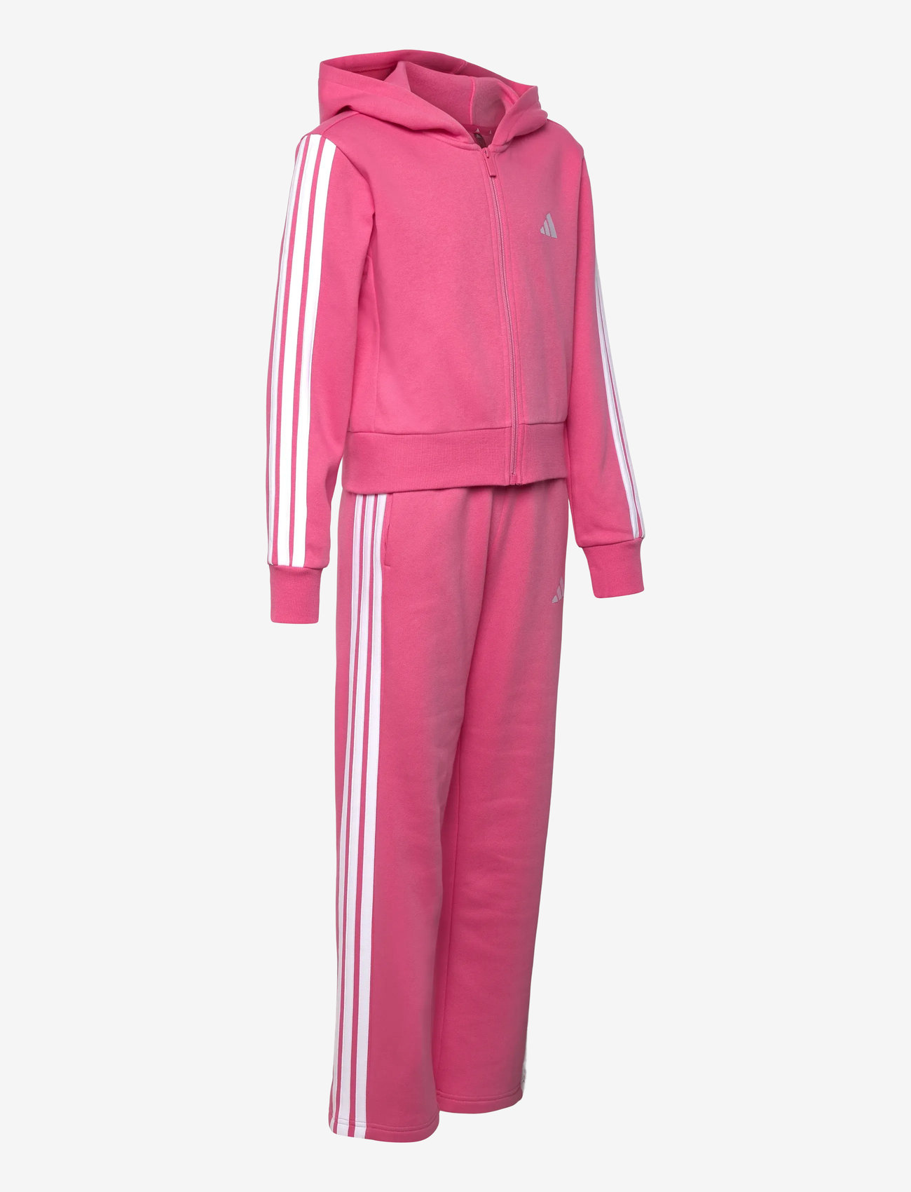 adidas Sportswear - JG 3S FL TS 240 - treeningriided ja 2-osalised komplektid - pnkfus/white - 4