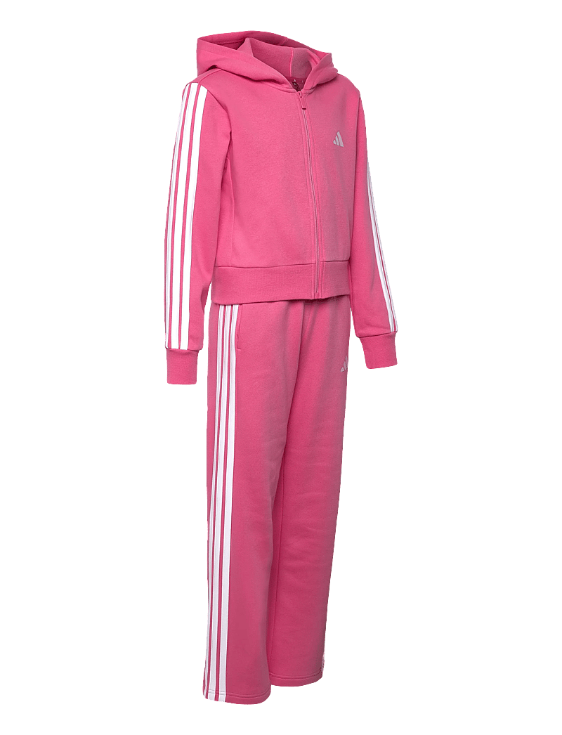 adidas Sportswear - JG 3S FL TS 240 - treeningriided ja 2-osalised komplektid - pnkfus/white - 4
