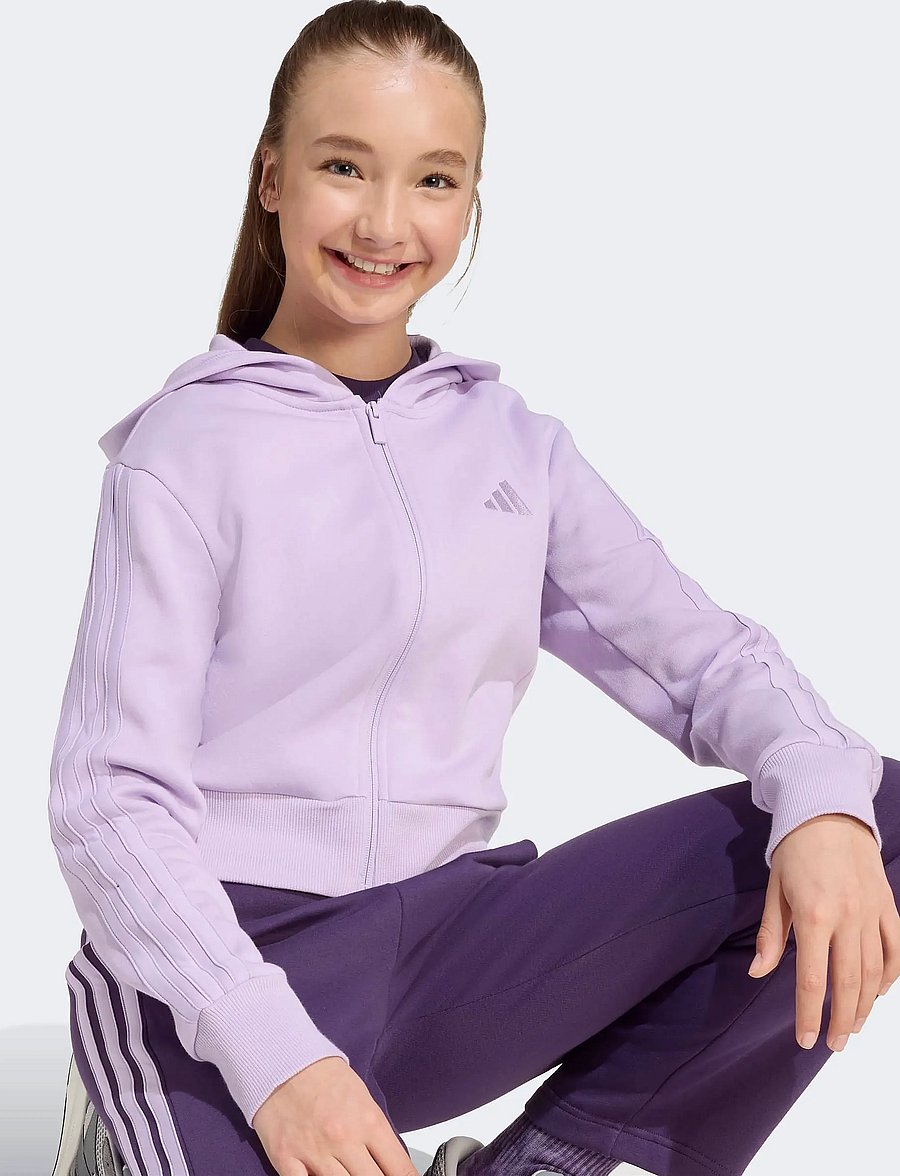 adidas Sportswear - JG 3S FL TS 240 - joggingsæt & matchende sæt - powplu/aurplu - 3