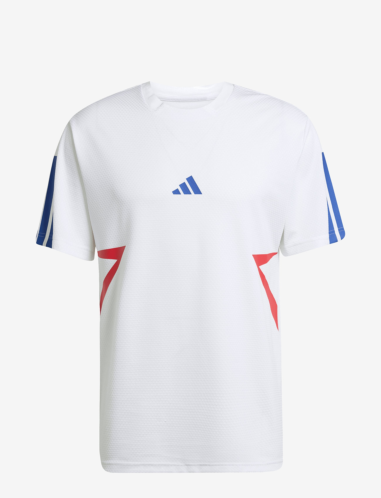 adidas Sportswear - M TIRO CB TEE - t-shirts - white/purrub/selubl - 1