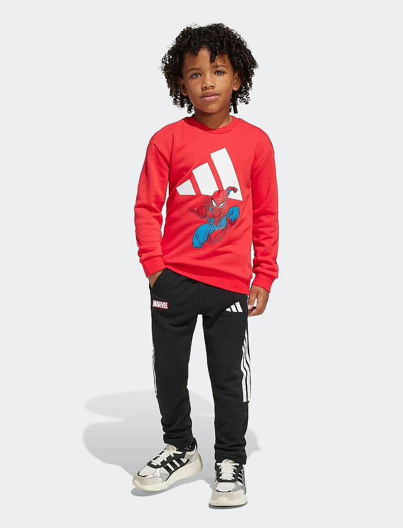 adidas Sportswear - LK MRVL SM JOG - treniņtērpi un divdaļīgi komplekti - purrub/white - 0