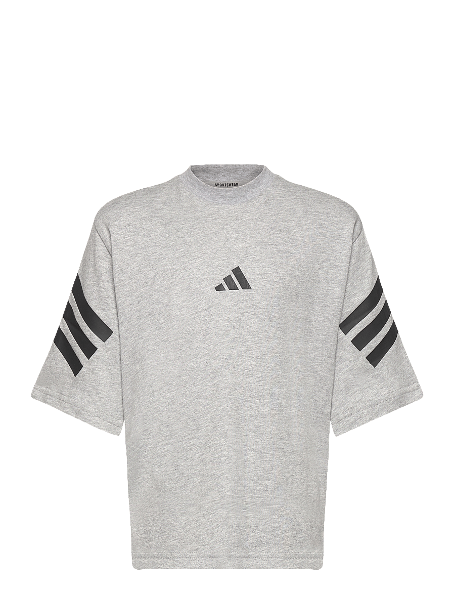 adidas Sportswear - J FI 3S T - t-shirts à manches courtes - mgreyh/black - 1