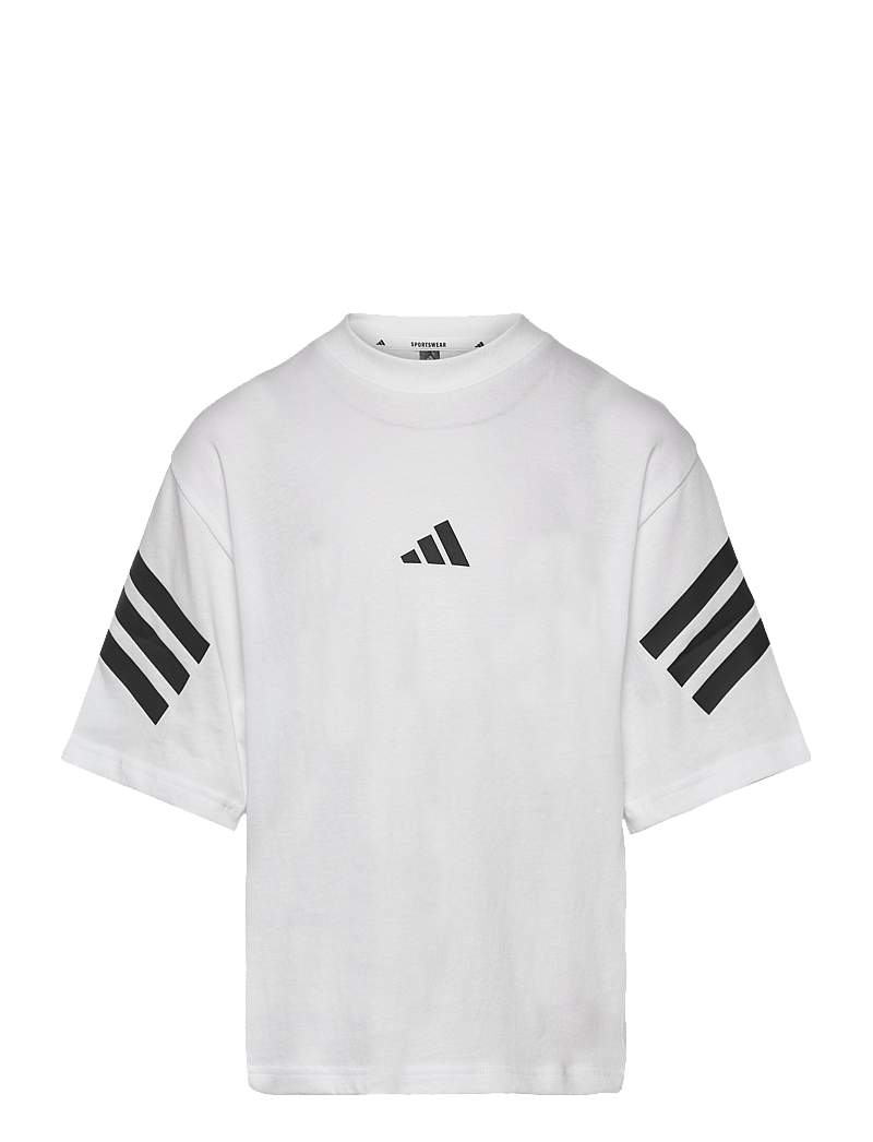 adidas Sportswear - J FI 3S T - t-krekli ar īsām piedurknēm - white/black - 1