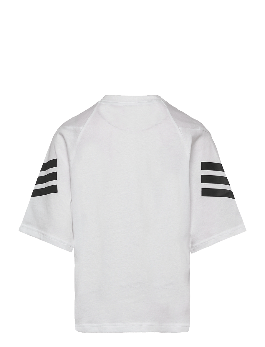 adidas Sportswear - J FI 3S T - kortærmede t-shirts - white/black - 2