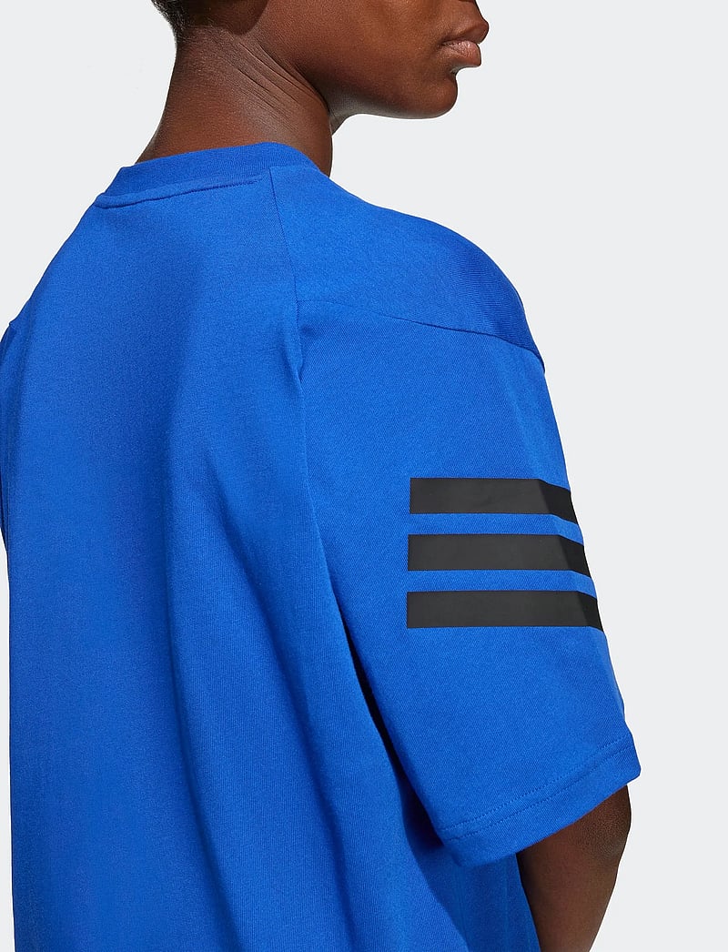 adidas Sportswear - J FI 3S T - kortærmede t-shirts - royblu/black - 4