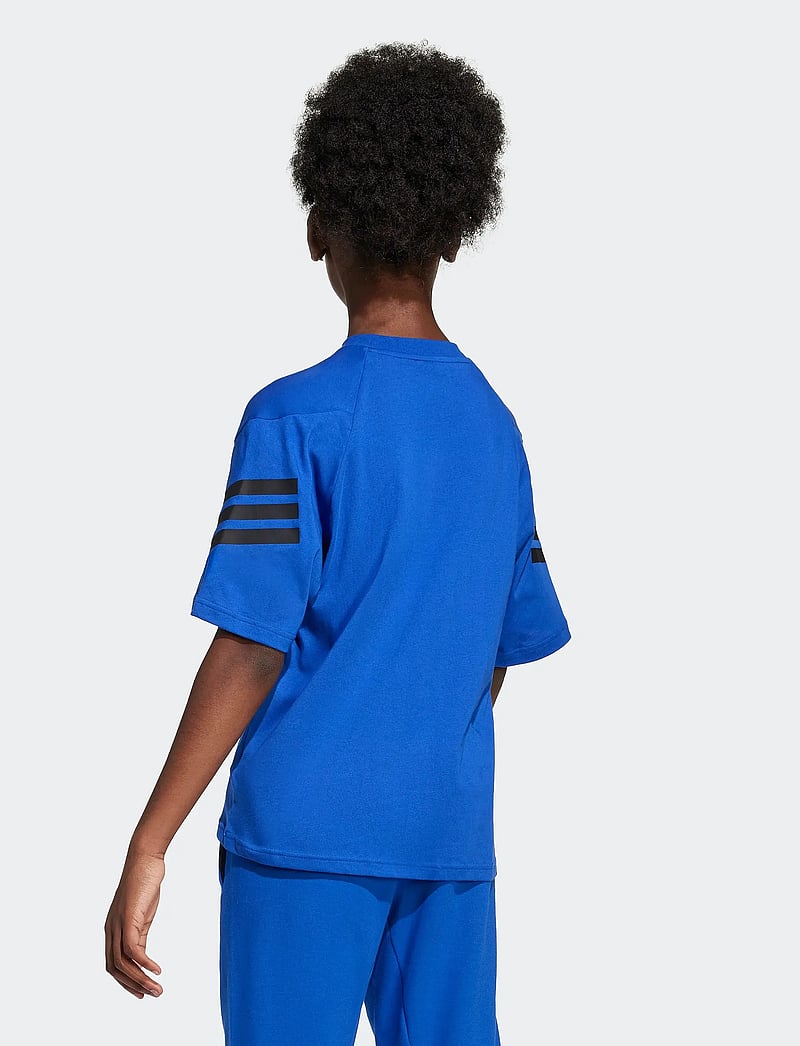 adidas Sportswear - J FI 3S T - kortærmede t-shirts - royblu/black - 5