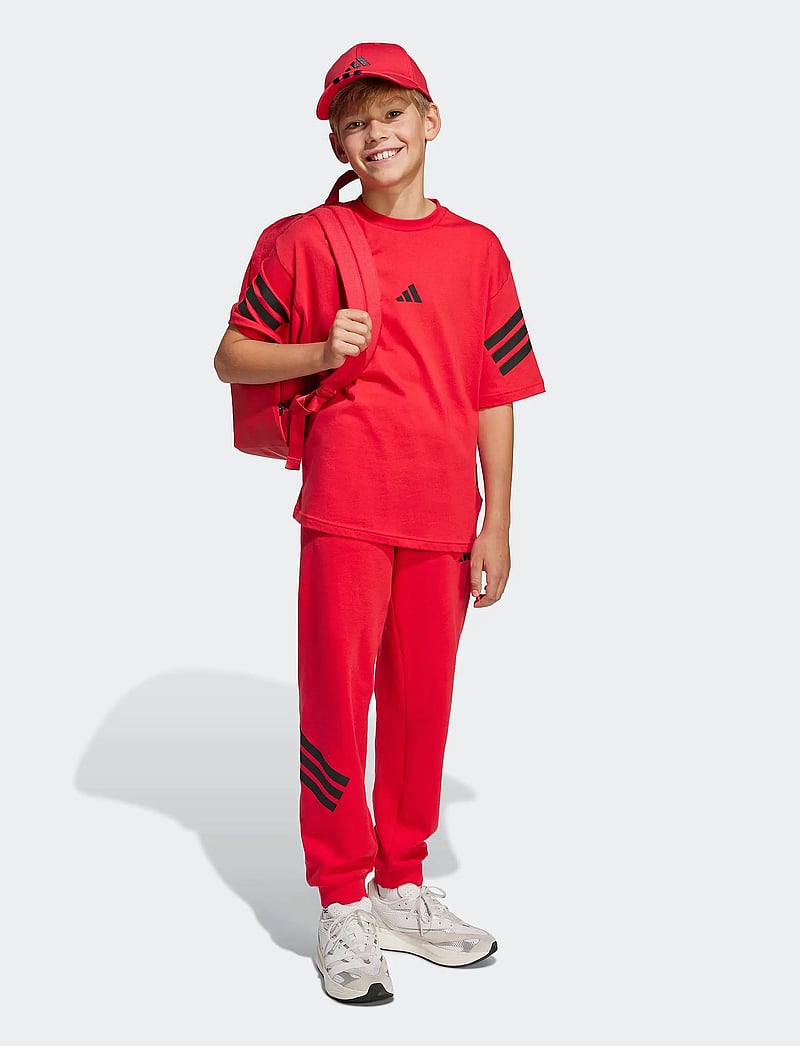 adidas Sportswear - J FI 3S T - kortärmade t-shirts - purrub/black - 0