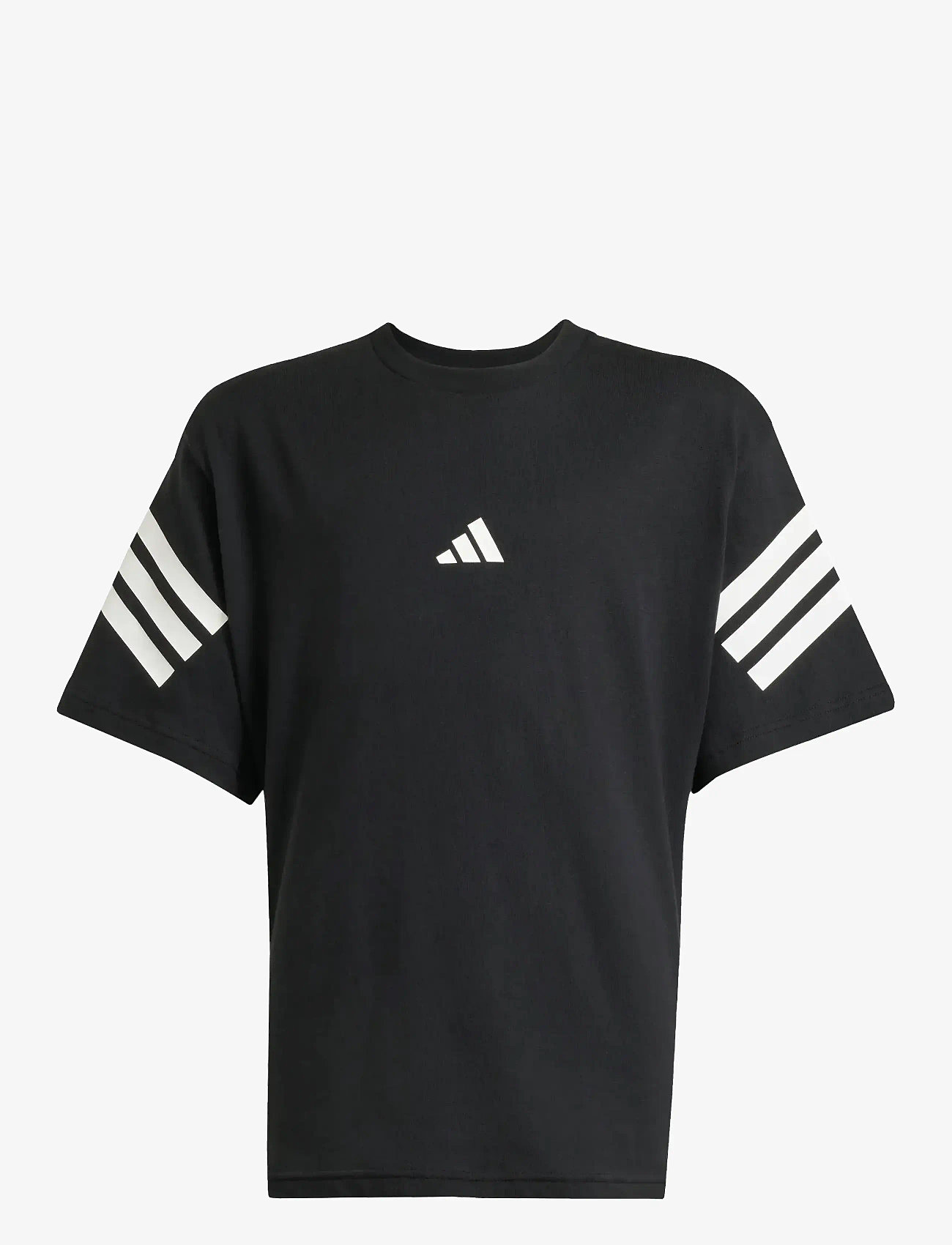 adidas Sportswear - J FI 3S T - kortärmade t-shirts - black/white - 1