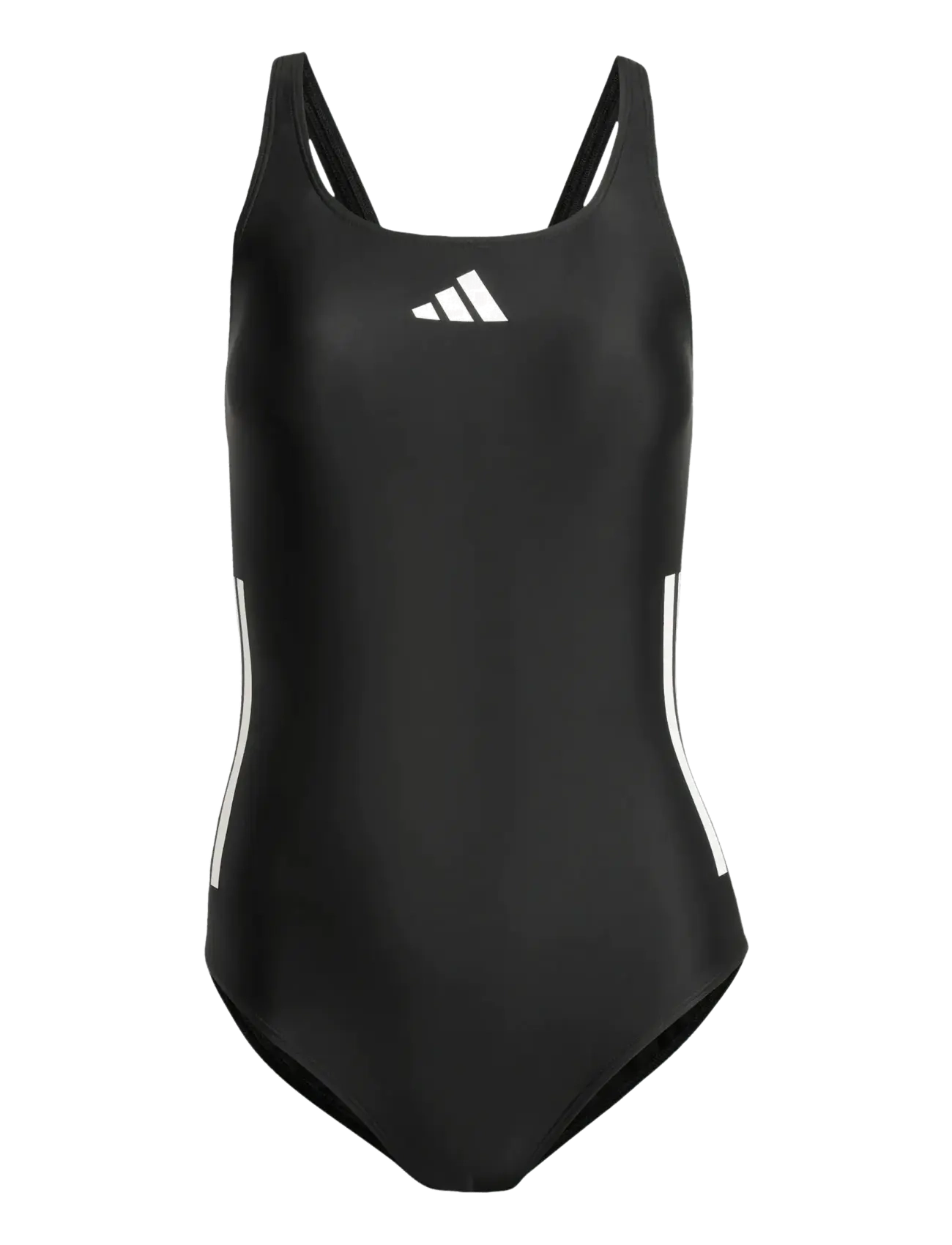 adidas Sportswear 3S BLD SWIMSUIT - sport zwemkleding - BLACK/WHITE / black