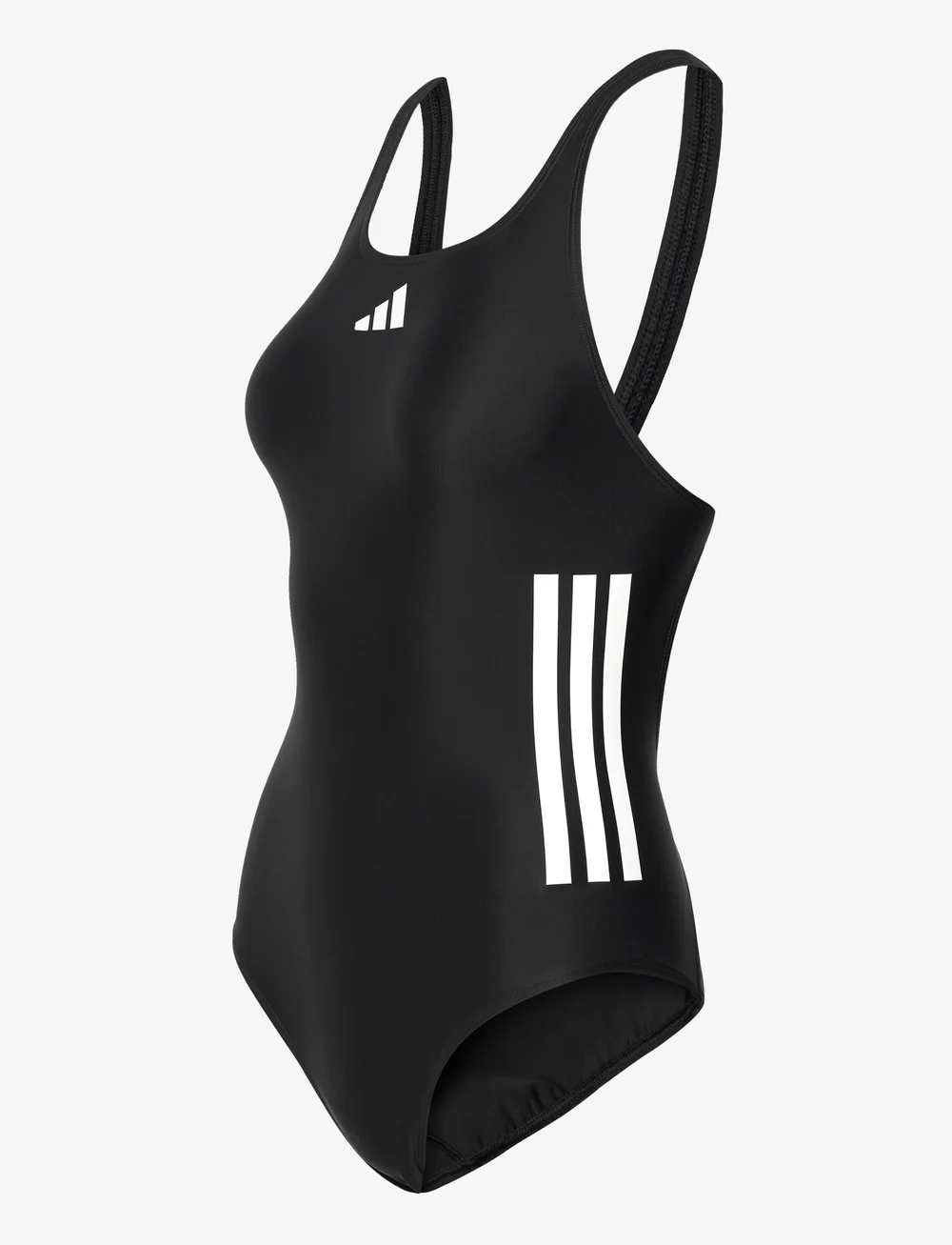 adidas Sportswear - 3S BLD SWIMSUIT - sportsbadetøj - black/white - 3