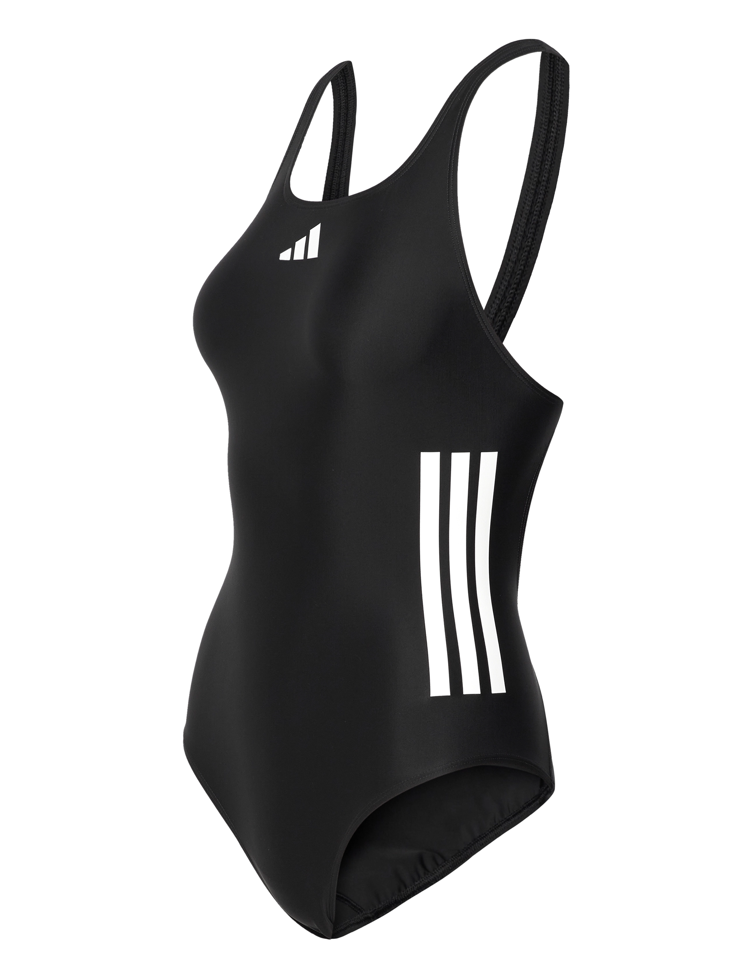 adidas Sportswear - 3S BLD SWIMSUIT - sportsbadetøj - black/white - 3