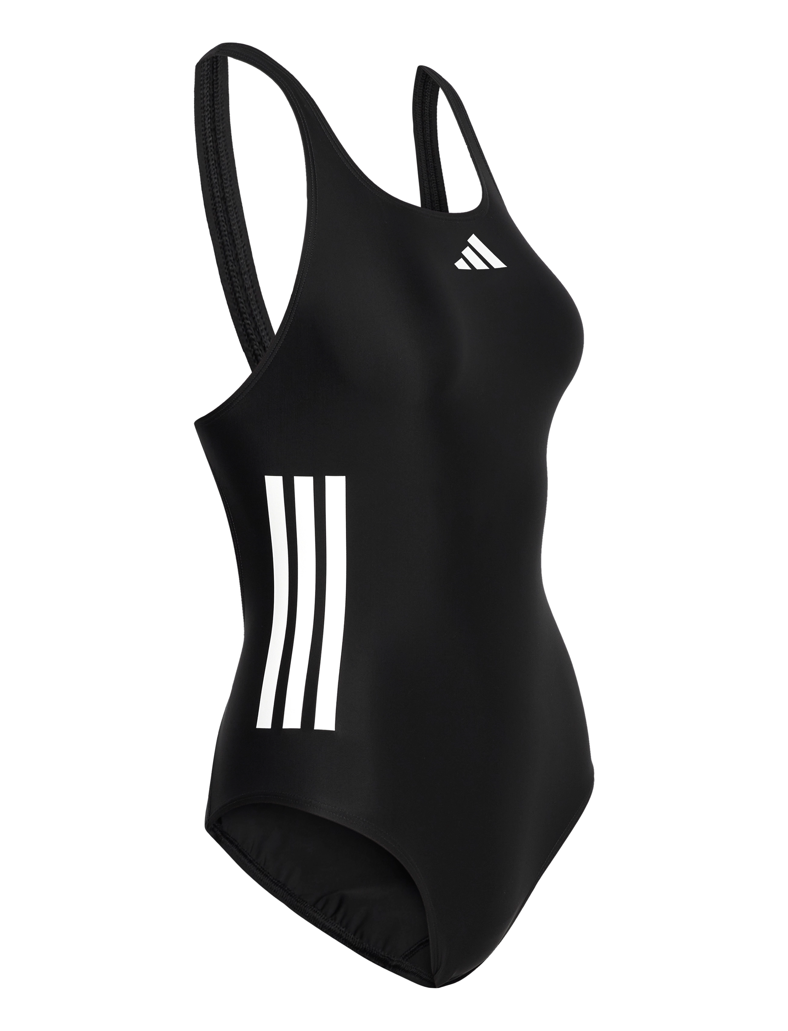 adidas Sportswear - 3S BLD SWIMSUIT - sportsbadetøj - black/white - 4