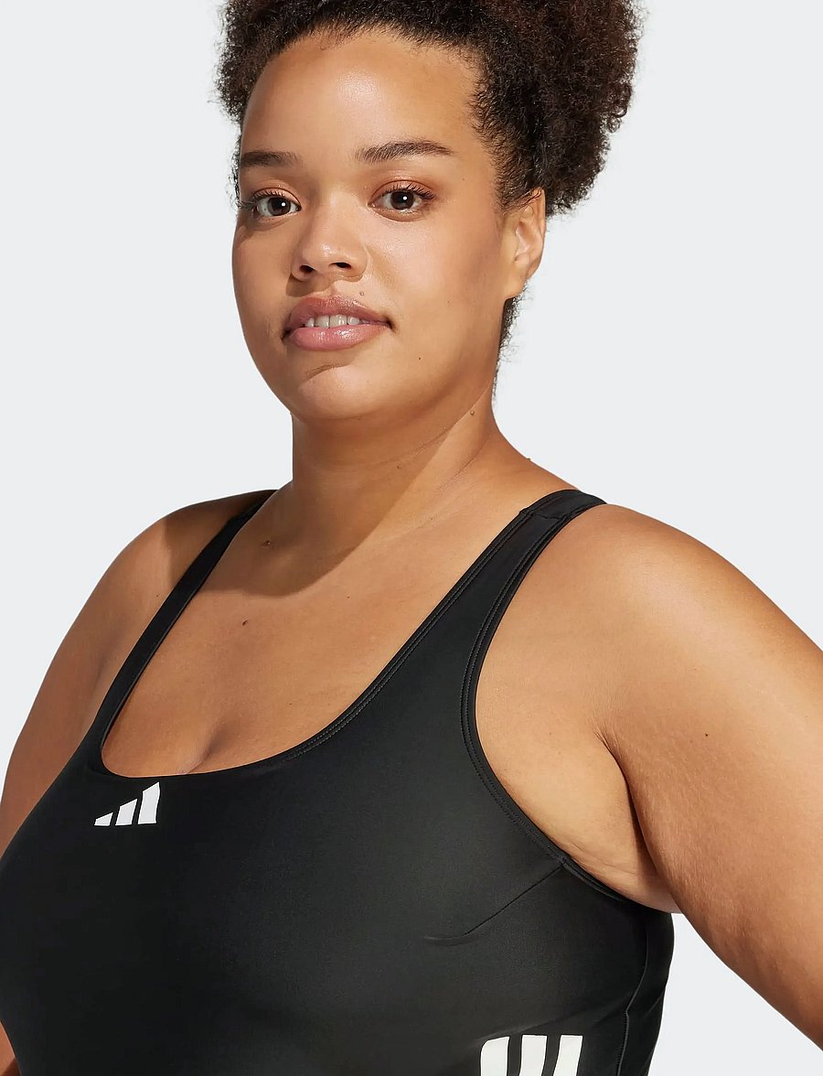 adidas Sportswear - 3S BLD SUIT PS - ujumistrikood - black/white - 3