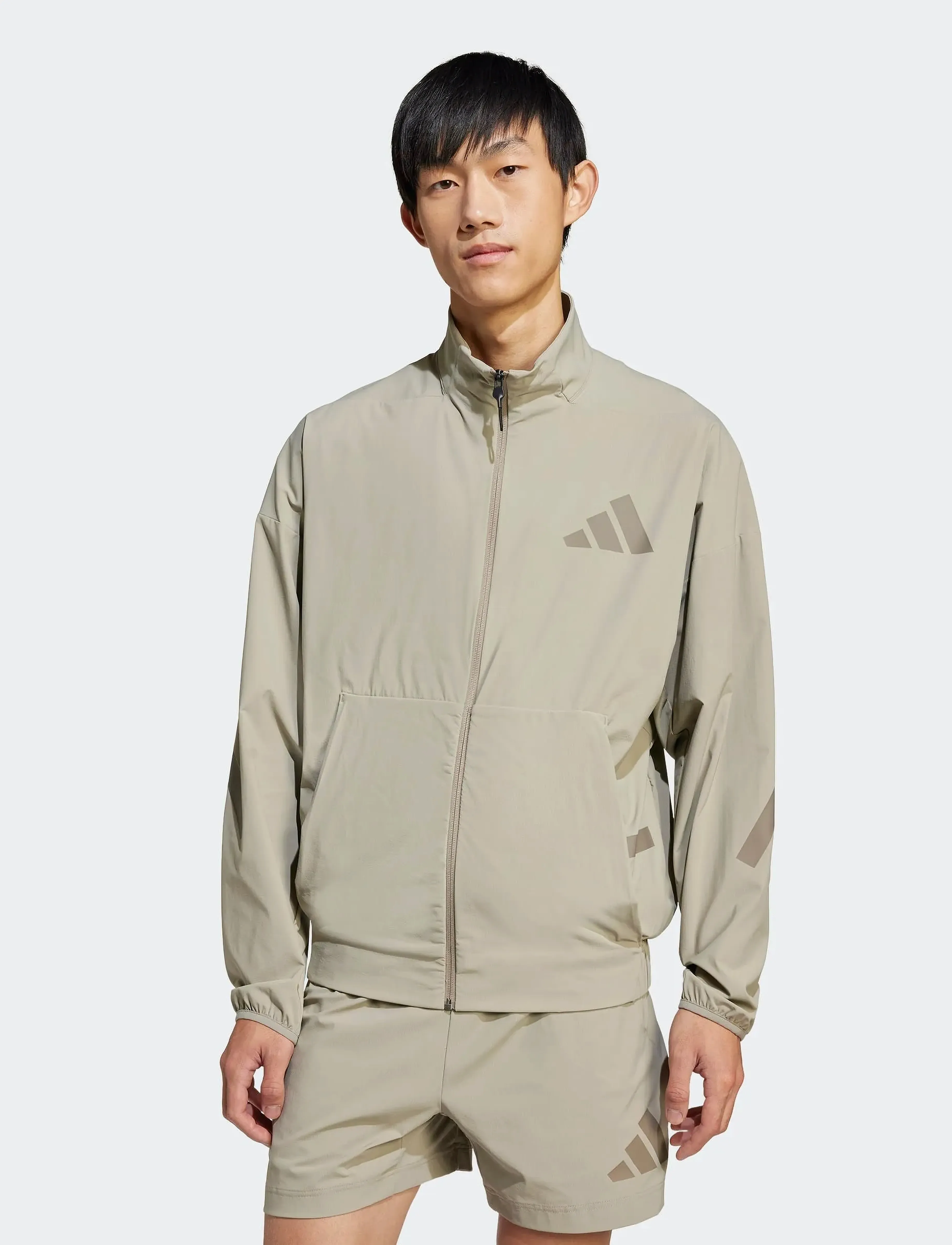 adidas Sportswear M Z.N.E. WV TT - Jacken - PUTBEI / beige
