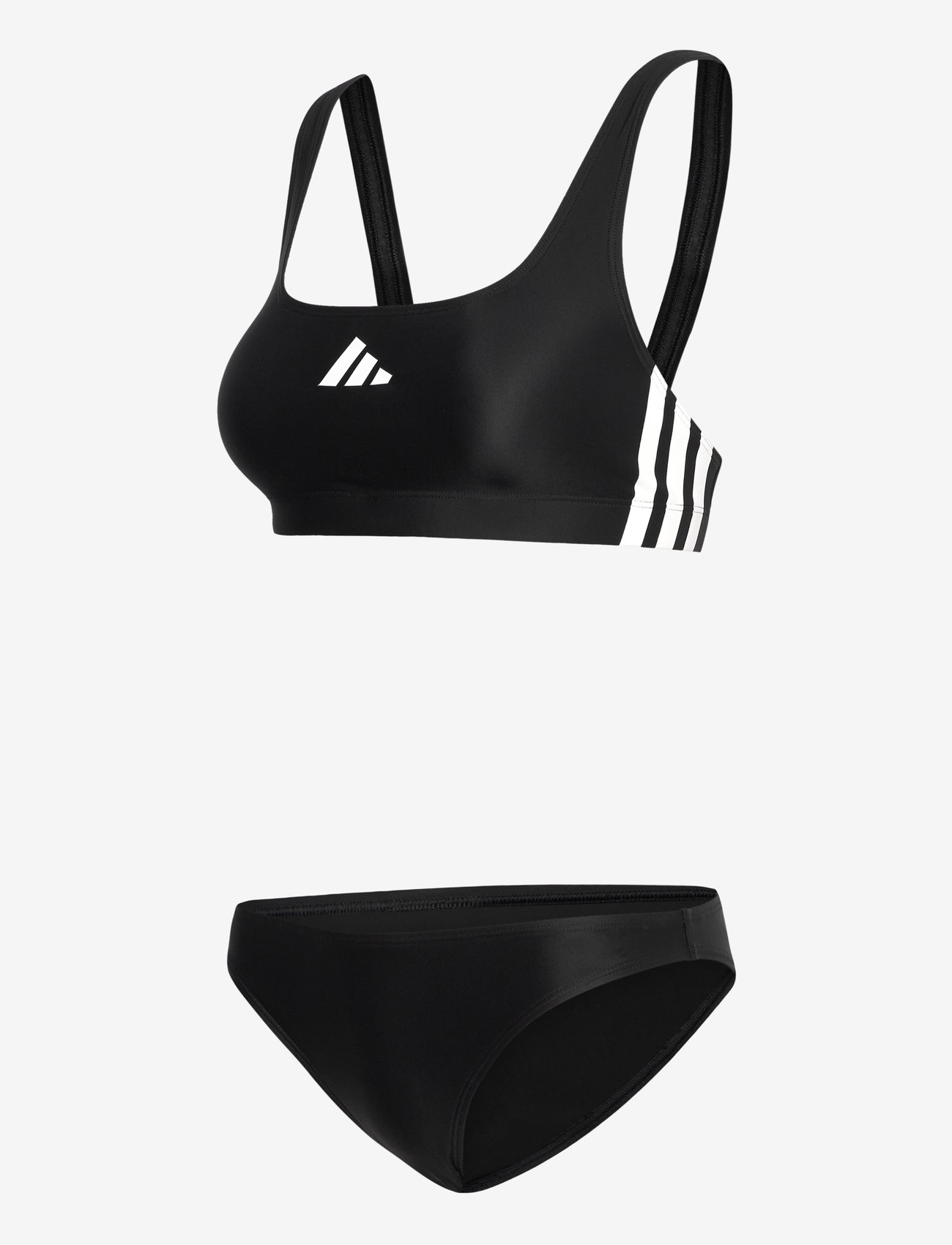 adidas Sportswear - 3S BLD BIK - sports swimwear - black/white - 4