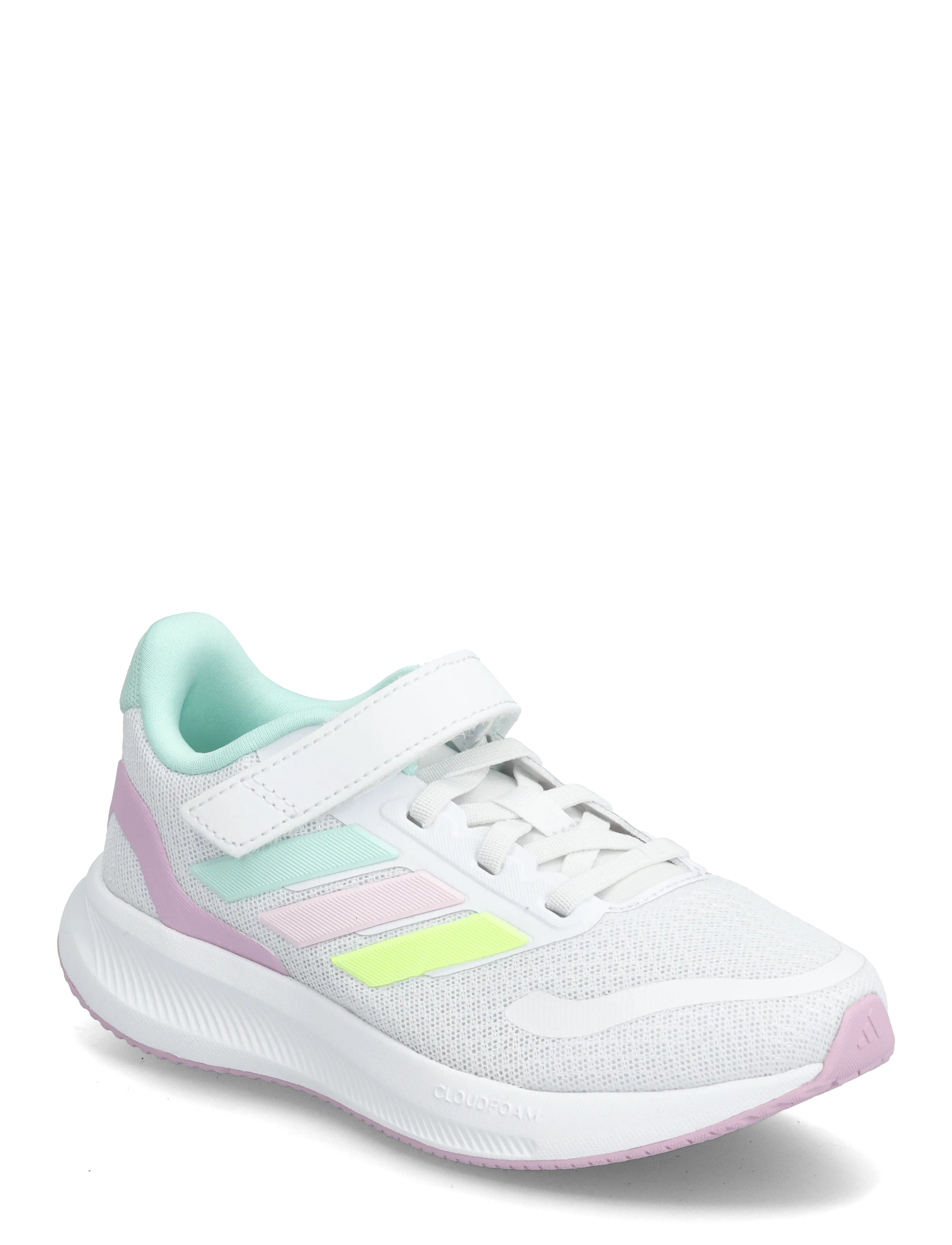 adidas Sportswear RUNFALCON 5 EL C - Jogging - FTWWHT/CLEMIN/CLPINK / white