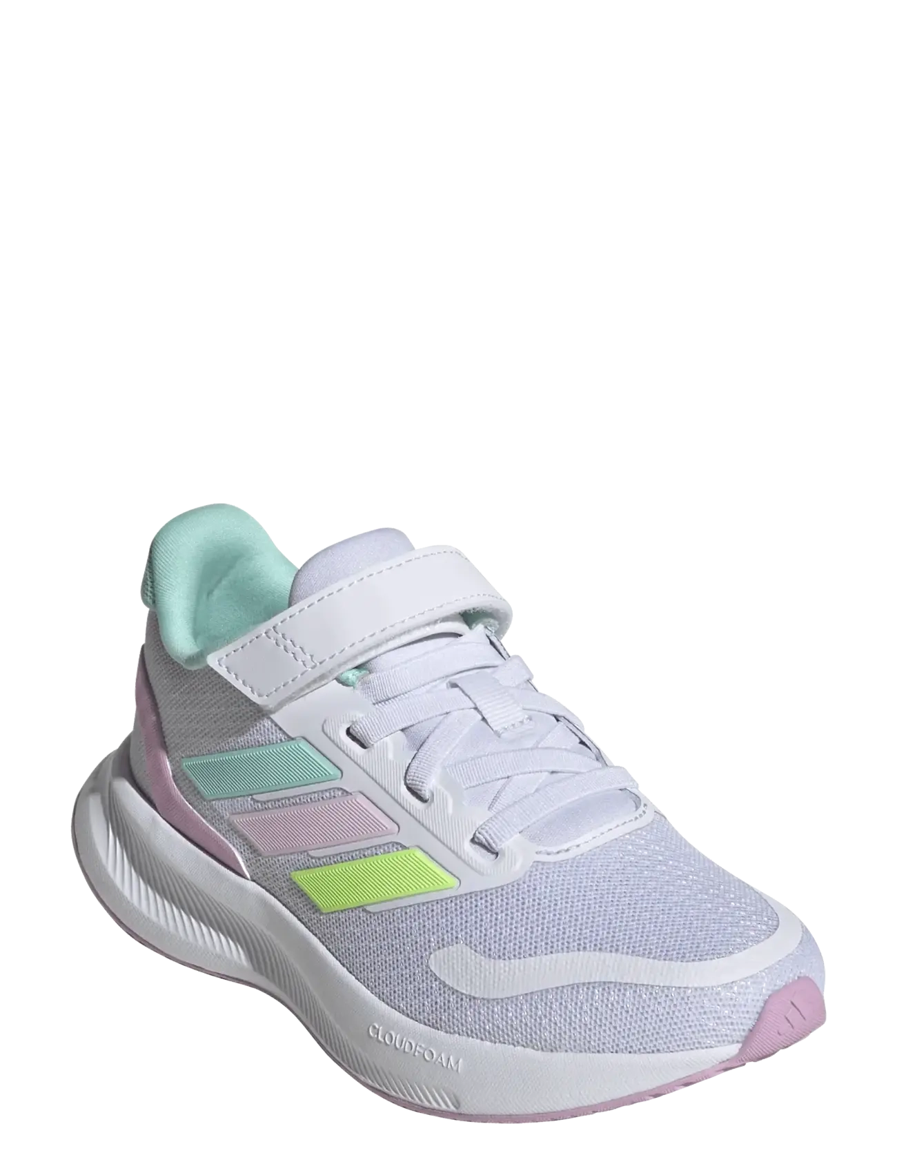adidas Sportswear RUNFALCON 5 EL C - Schuhe - FTWWHT/CLEMIN/CLPINK / purple