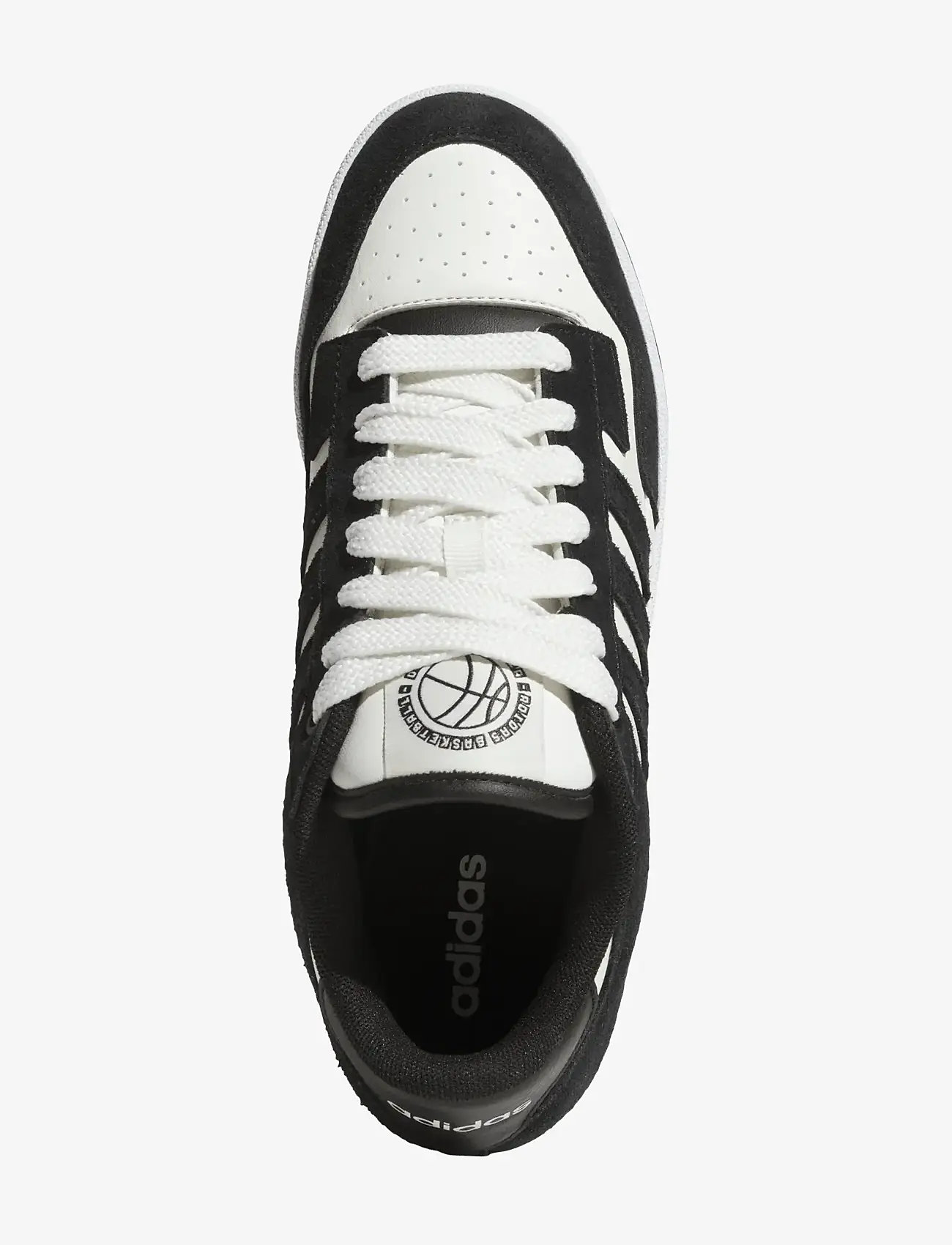 adidas Sportswear - RAPID COURT LOW - lave sneakers - cblack/clowhi/ftwwht - 4