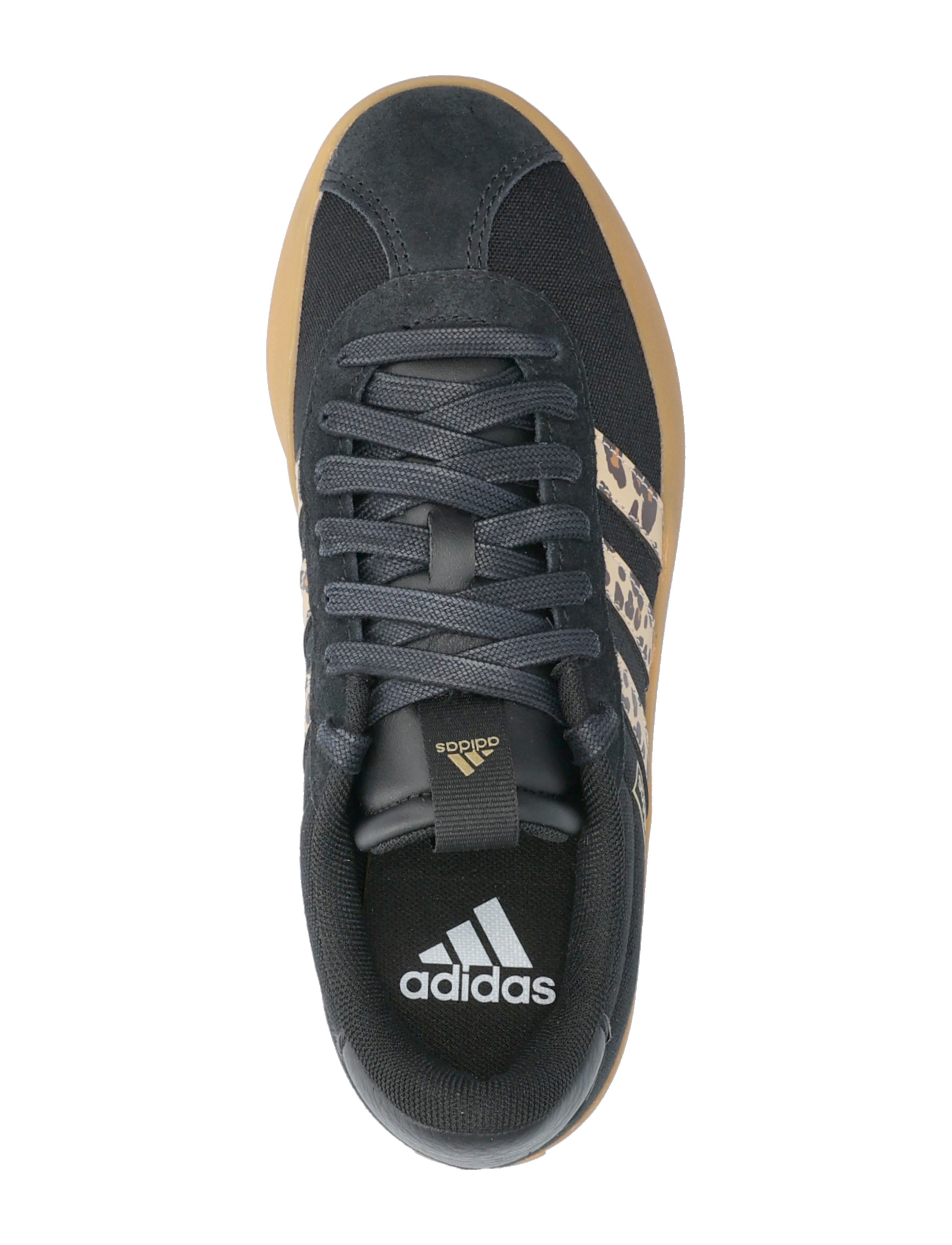 adidas Sportswear - VL COURT 3.0 - lave sneakers - cblack/shabrn/magold - 3