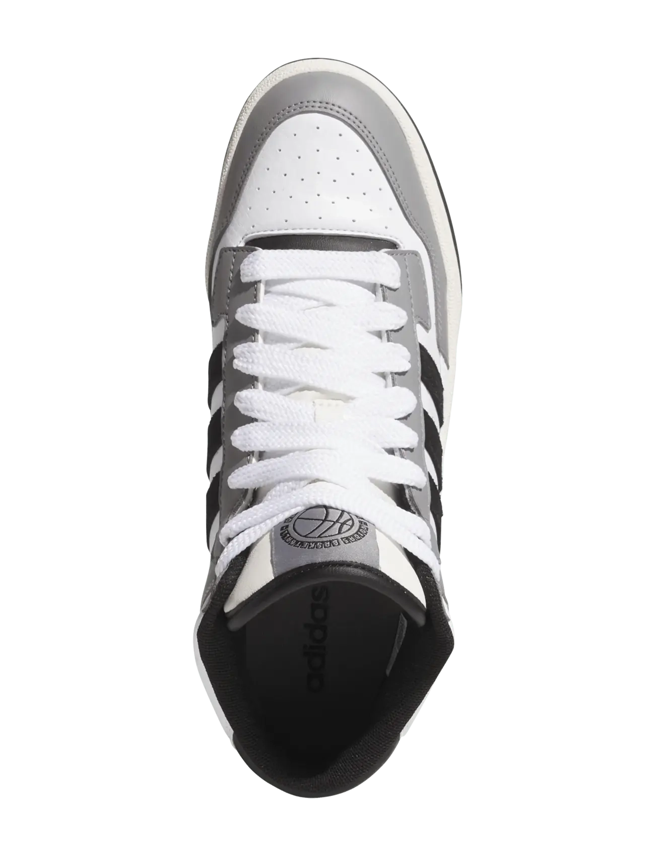 adidas Sportswear - RAPID COURT MID - háir strigaskór - grethr/cblack/ftwwht - 4