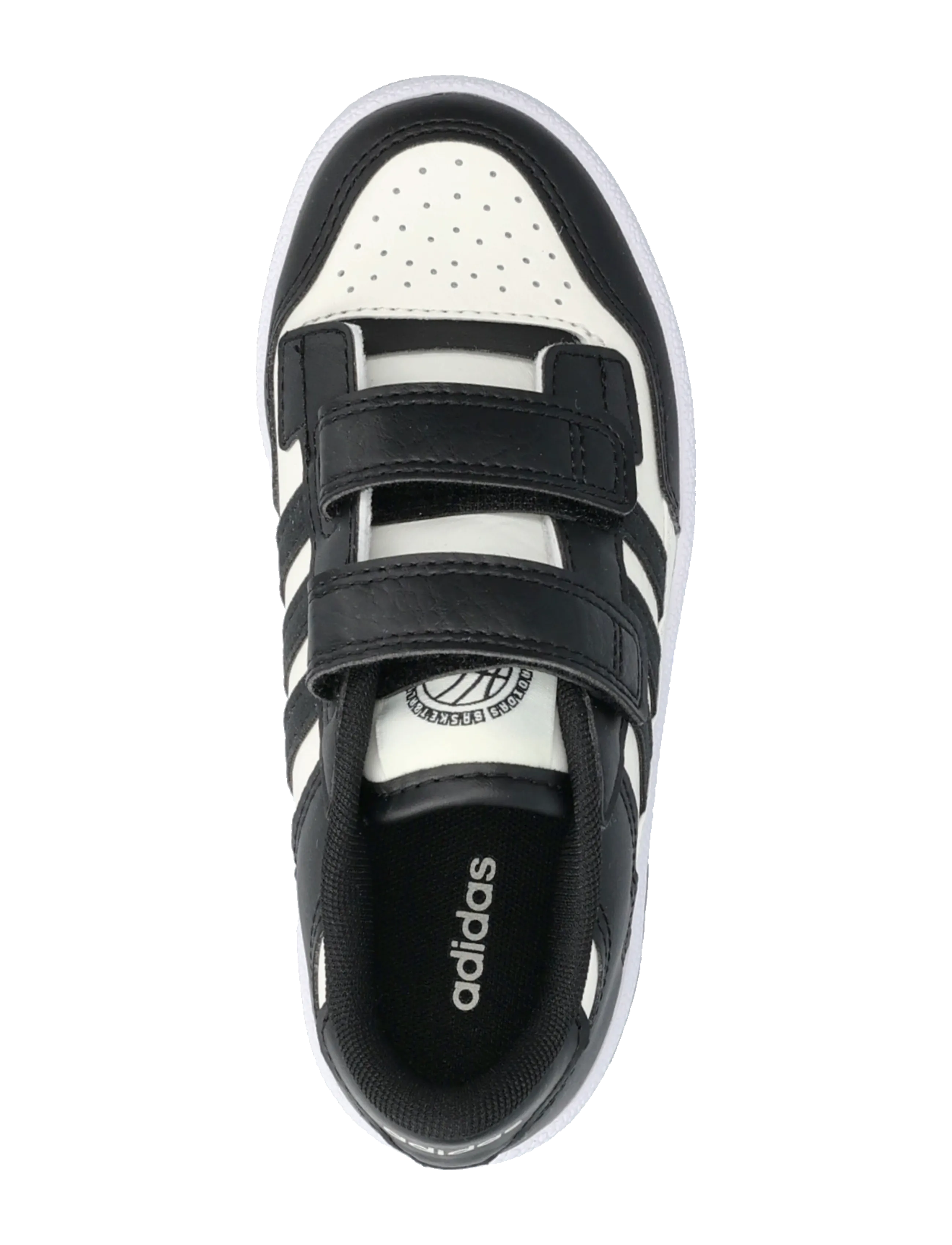adidas Sportswear - RAPID COURT CF C - lave sneakers - cblack/clowhi/ftwwht - 3