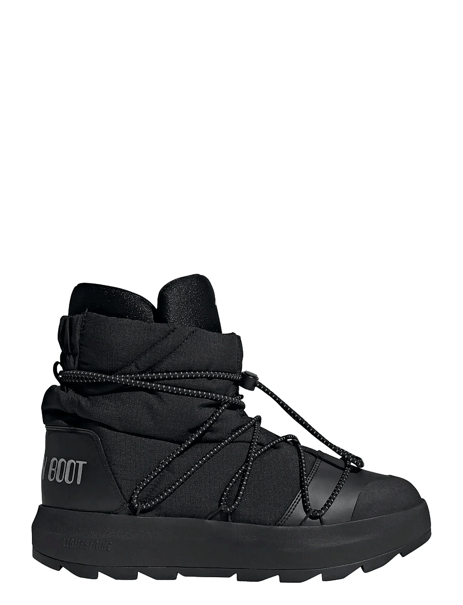 adidas Sportswear - ADIDAS X MOONBOOT ACE - winterstiefel - cblack/cblack/msilve - 1