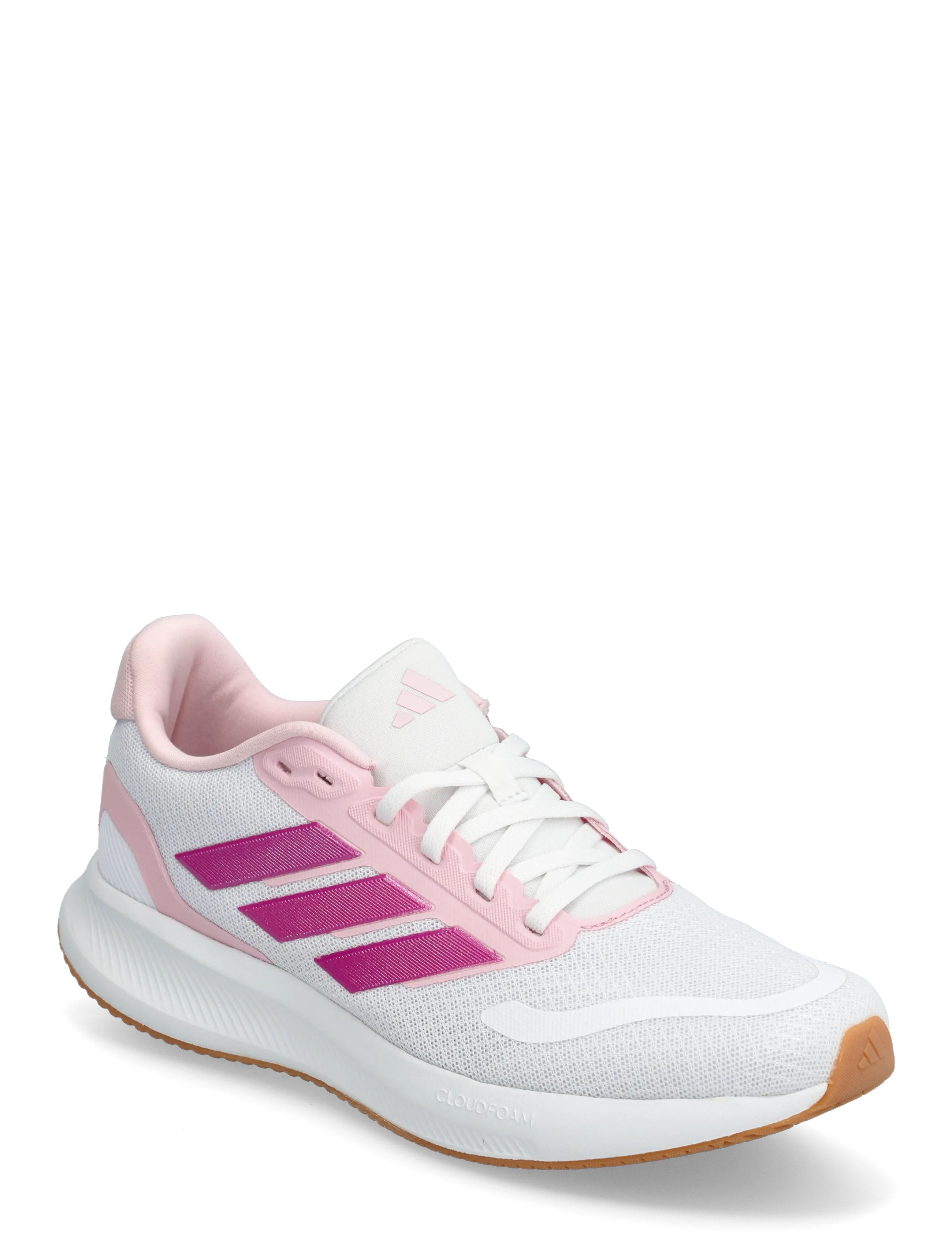 adidas Sportswear RUNFALCON 5 J - Laufschuhe - FTWWHT/CLPINK/GUM10 / white