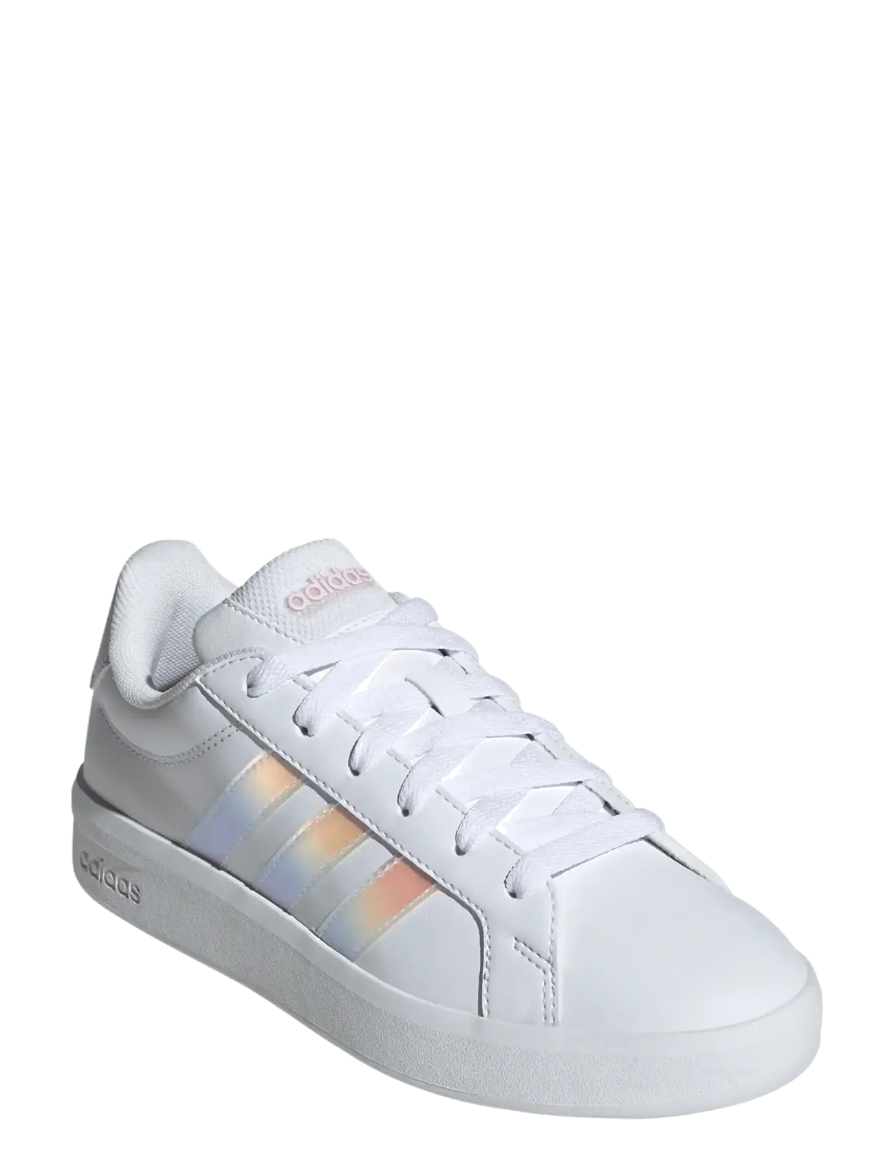 adidas Sportswear GRAND COURT 3.0 J - Sko - FTWWHT/IRIDES/ALMPNK / white