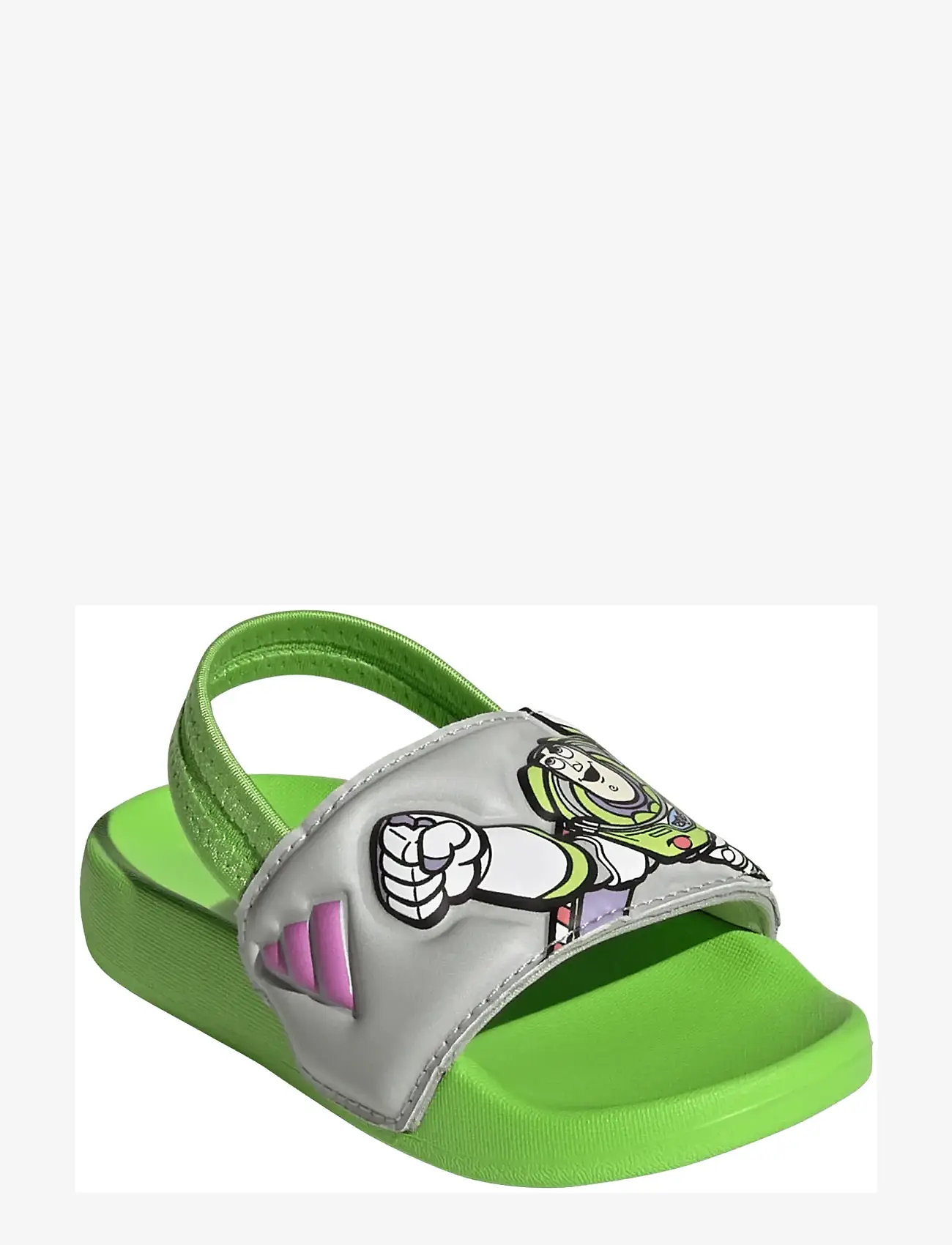 adidas Sportswear - ADILETTE ESTRAP BUZZ I - shoes - sesogr/purbur/gretwo - 0