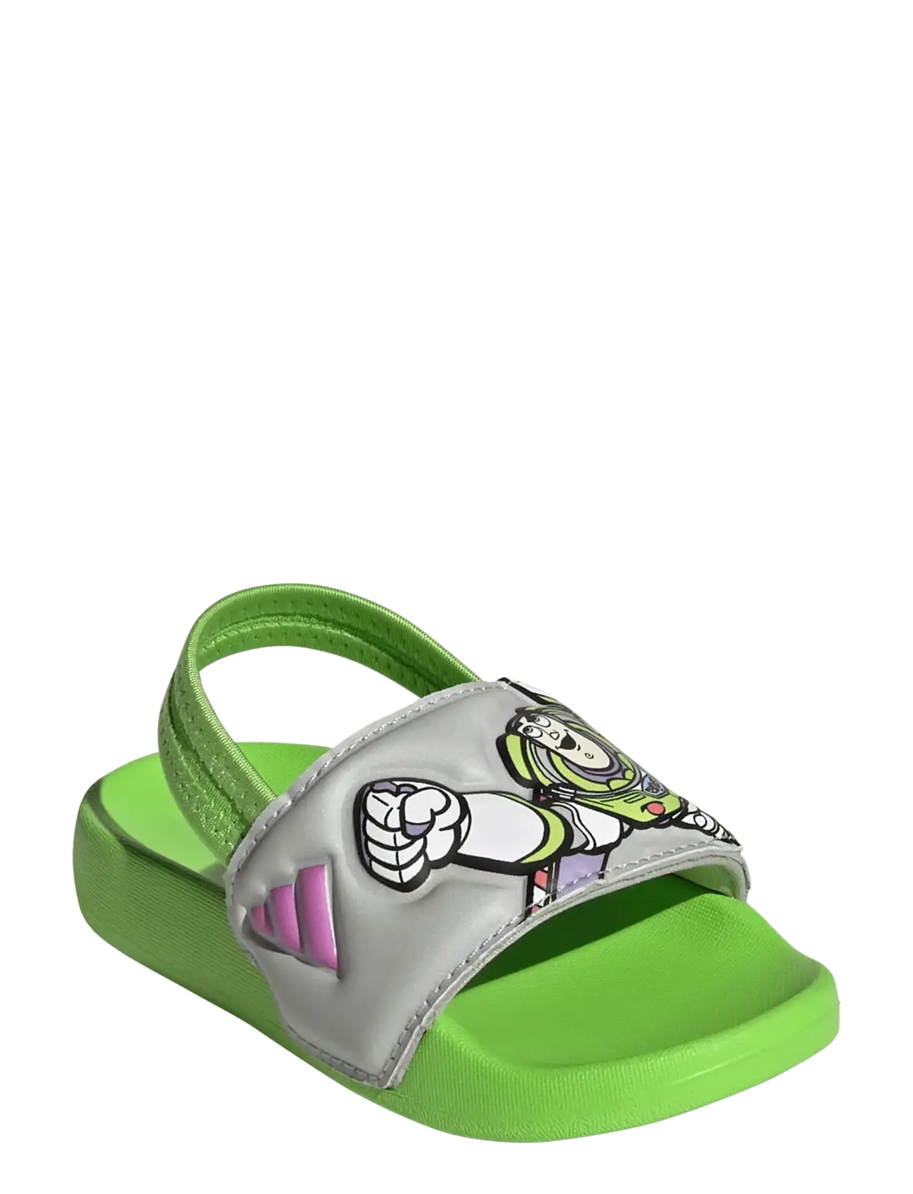 adidas Sportswear ADILETTE ESTRAP BUZZ I - 4 for 3 - SESOGR/PURBUR/GRETWO / green