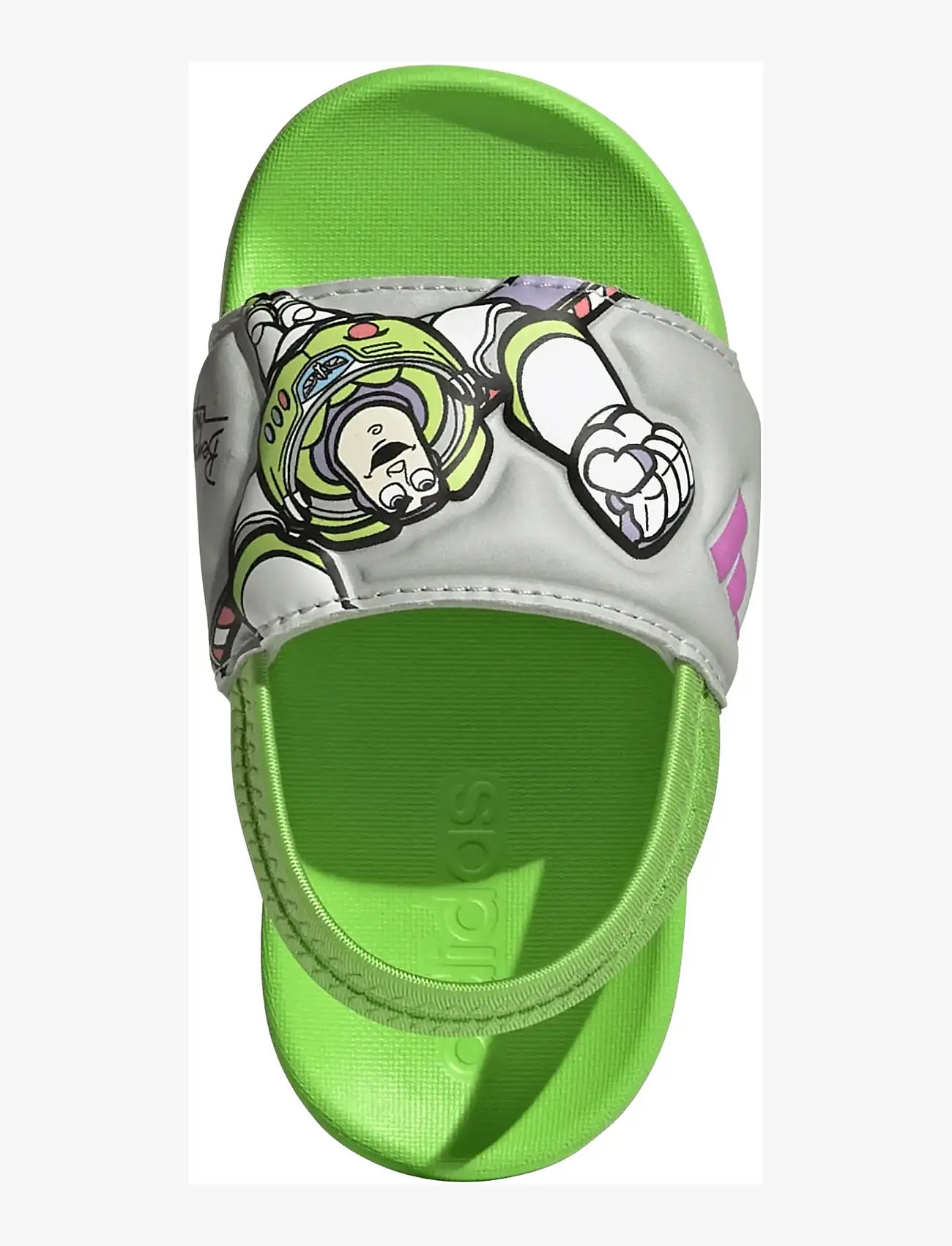 adidas Sportswear - ADILETTE ESTRAP BUZZ I - shoes - sesogr/purbur/gretwo - 4
