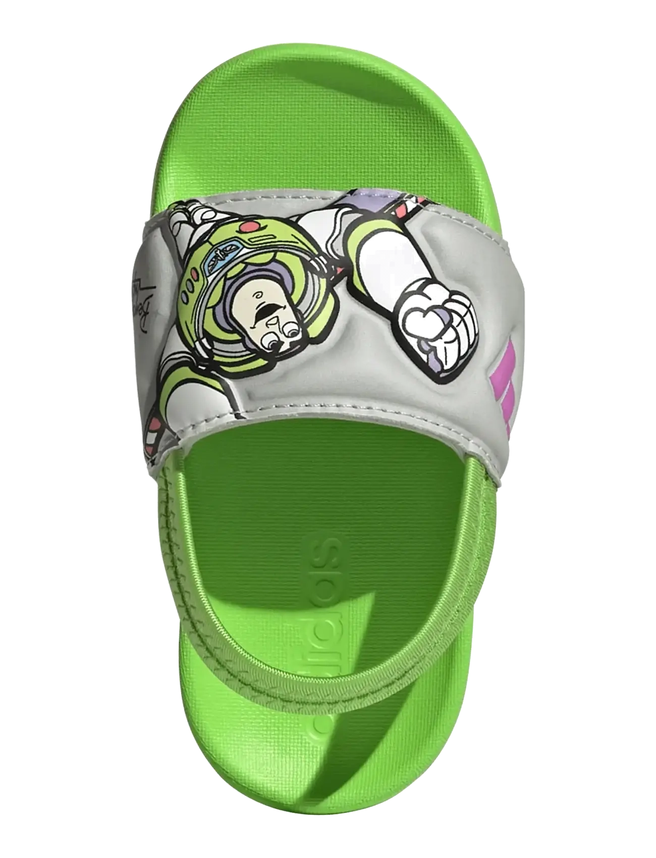 adidas Sportswear - ADILETTE ESTRAP BUZZ I - sko - sesogr/purbur/gretwo - 4