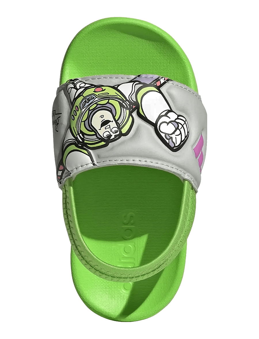 adidas Sportswear - ADILETTE ESTRAP BUZZ I - schuhe - sesogr/purbur/gretwo - 4