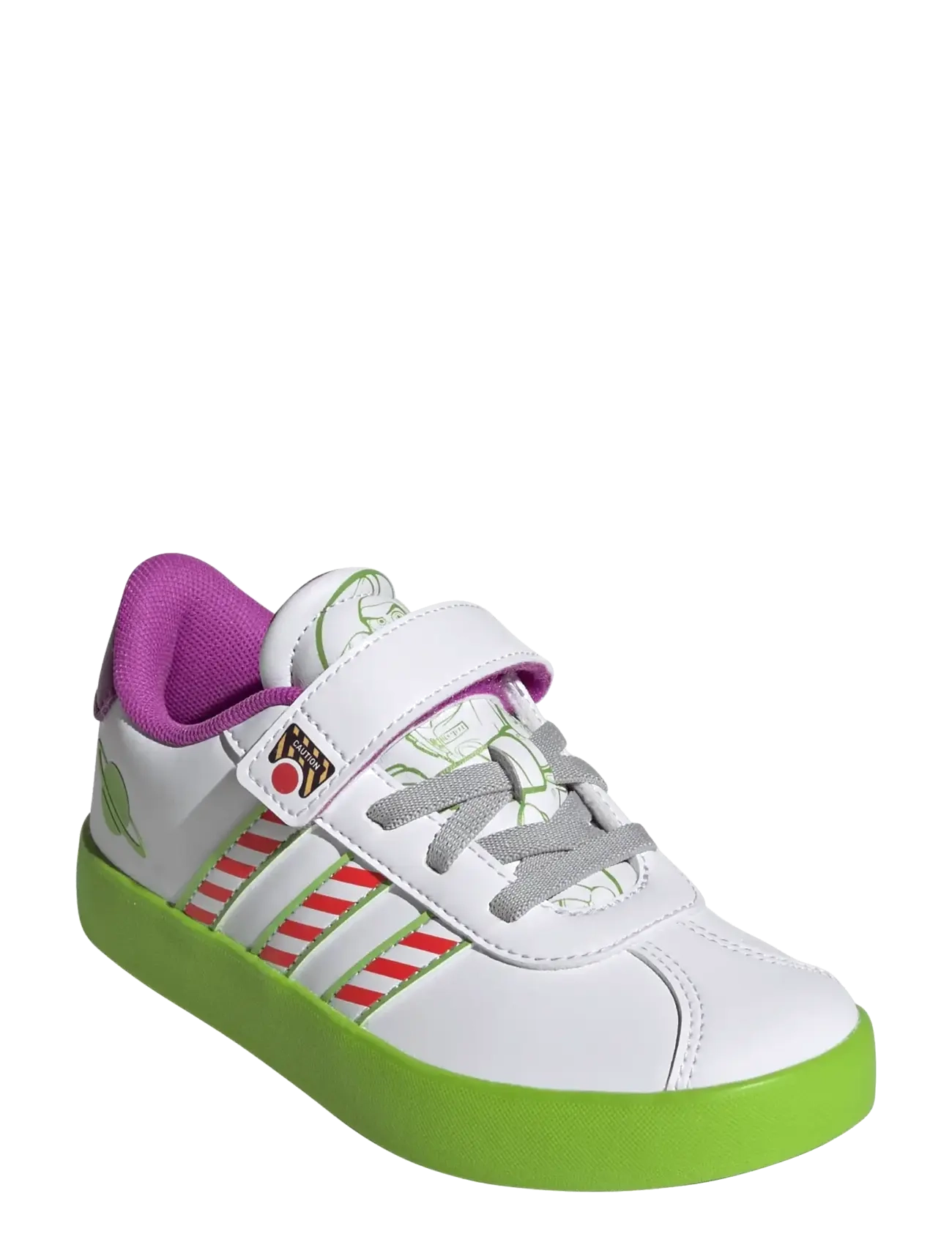 adidas Sportswear VL COURT BUZZ  EL C - Sneakers - FTWWHT/FTWWHT/SESOGR / white