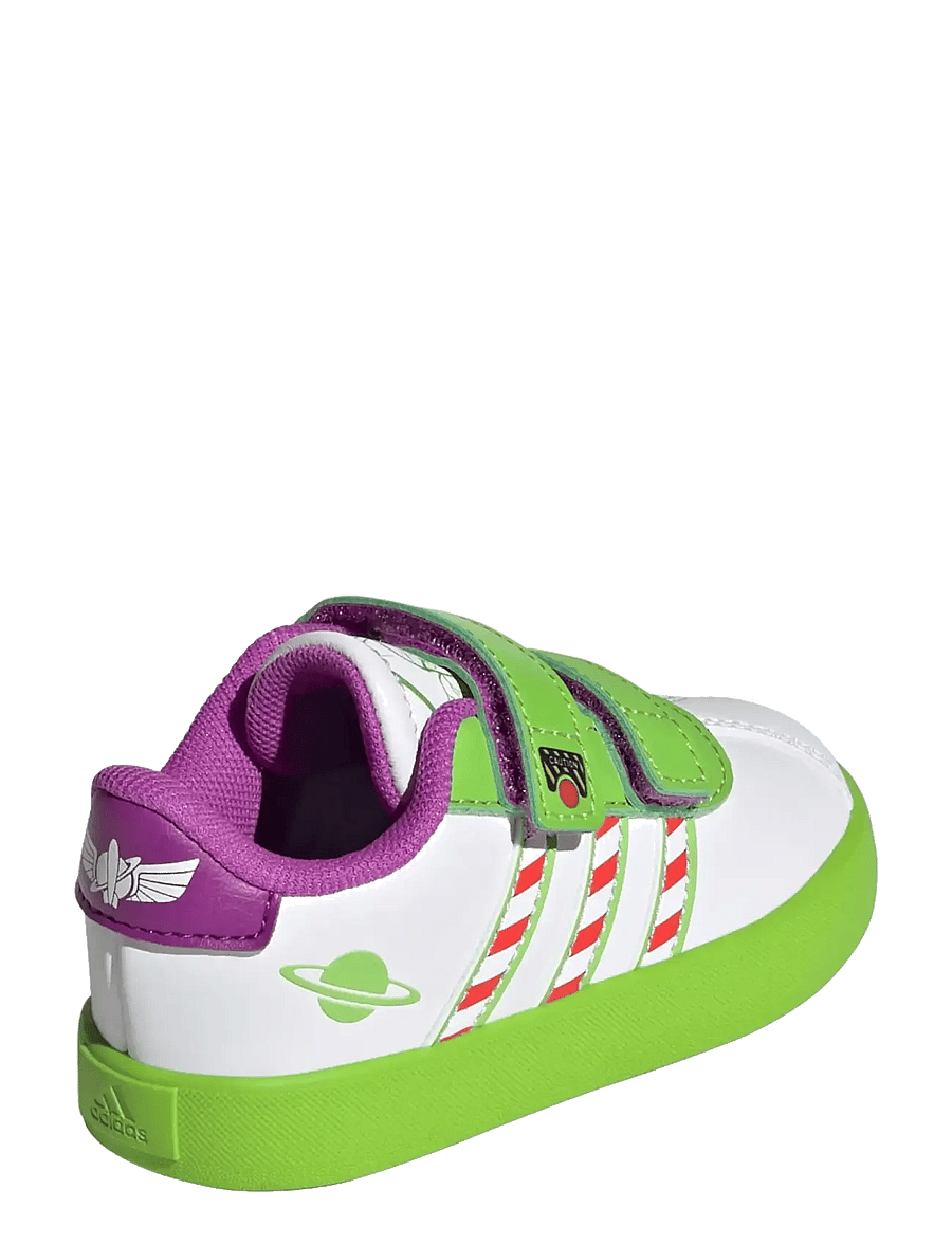adidas Sportswear - VL COURT BUZZ CF I - laag sneakers - ftwwht/ftwwht/sesogr - 3