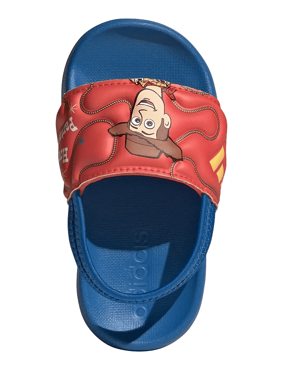 adidas Sportswear - ADILETTE ESTRAP WOODY I - glissières de piscine - broyal/bogold/selure - 4