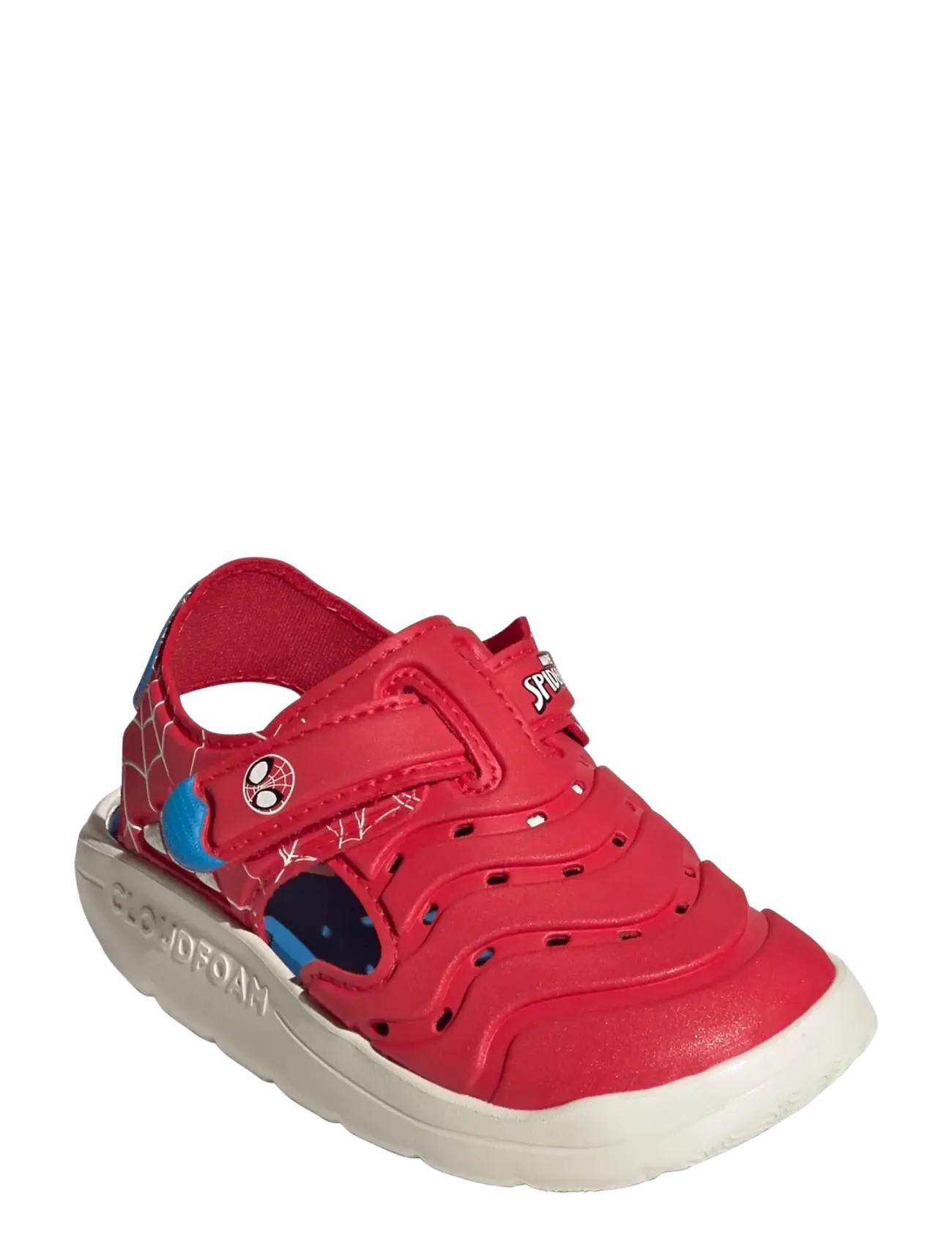 adidas Sportswear WATER SANDAL SPIDER-MAN I - Flip-Flops & Badeschuhe - PURRUB/FTWWHT/BRBLUE / red