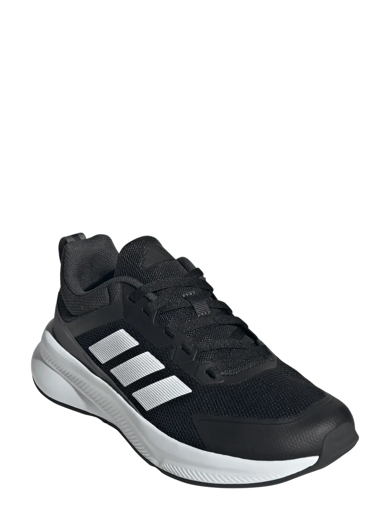 adidas Sportswear FortaRun 4.0 J - Sportiniai bateliai - CBLACK/FTWWHT/CARBON / black
