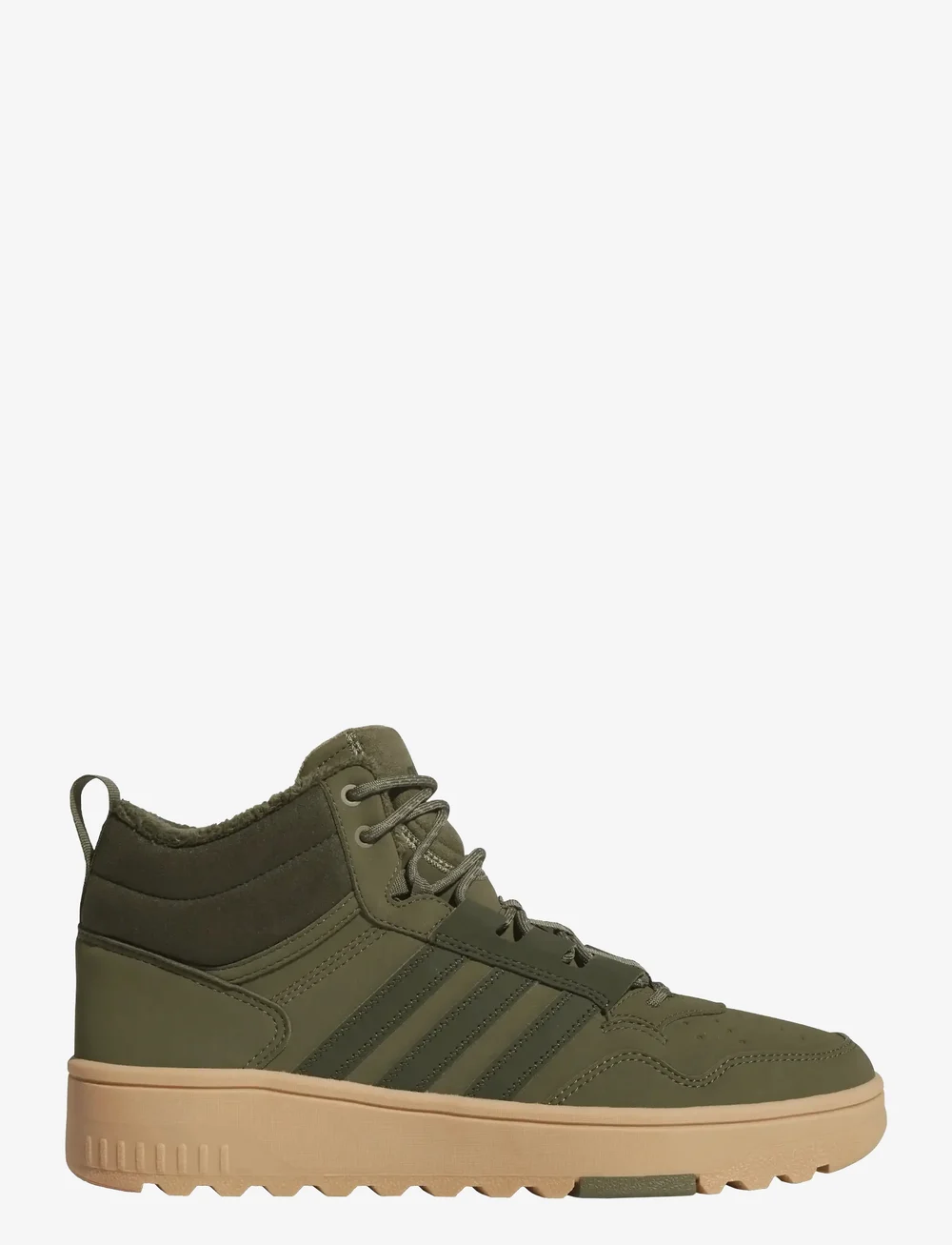 adidas Sportswear - HOOPS 4.0 MID WINTERIZED - vinterkängor - olistr/ngtcar/gum4 - 1